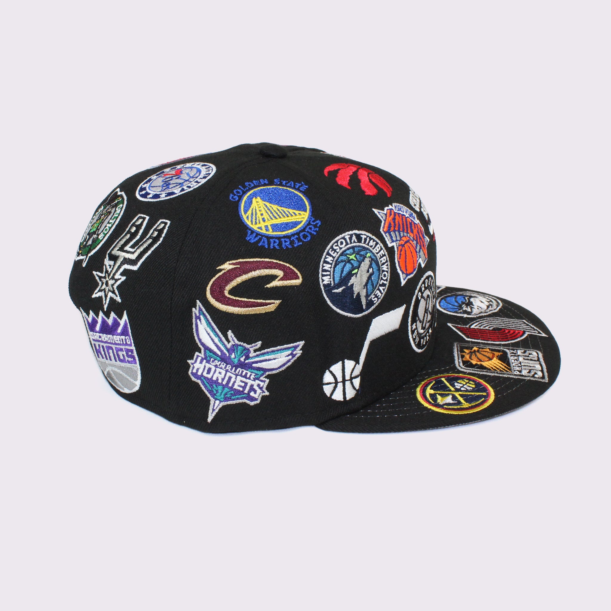 NEW ERA 9FIFTY Team Logo Allover NBA ブラック M/L