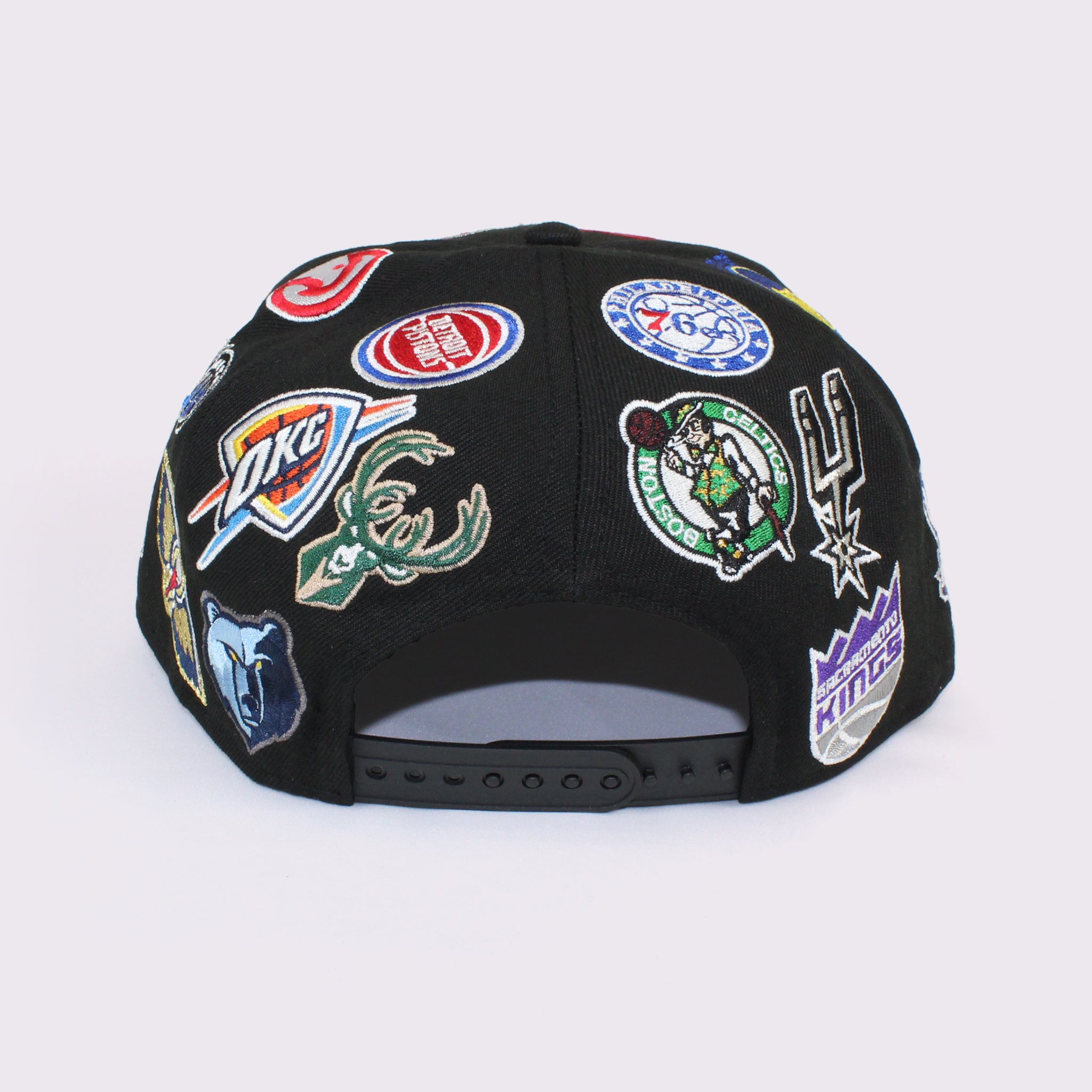 9FIFTY Team Logo Allover NFL ブラック ニューエラ NEW ERA 9FIFTY Team Logo Allover NBA ブラック M/L