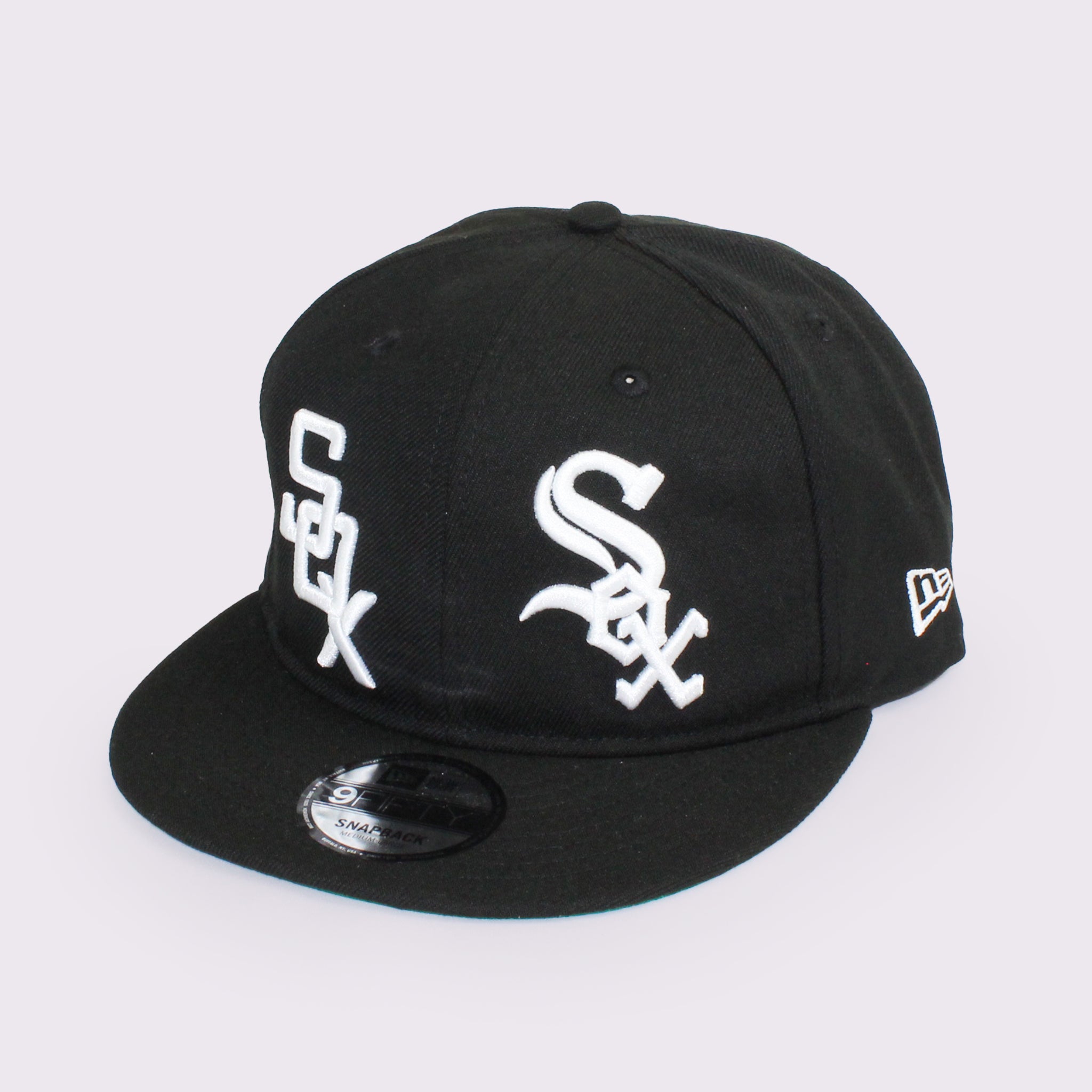 NEW ERA 9FIFTY ソフトバックラム MLB ダブルロゴ シカゴ･ホワイトソックス クーパーズタウン ブラック ケリーグリーン