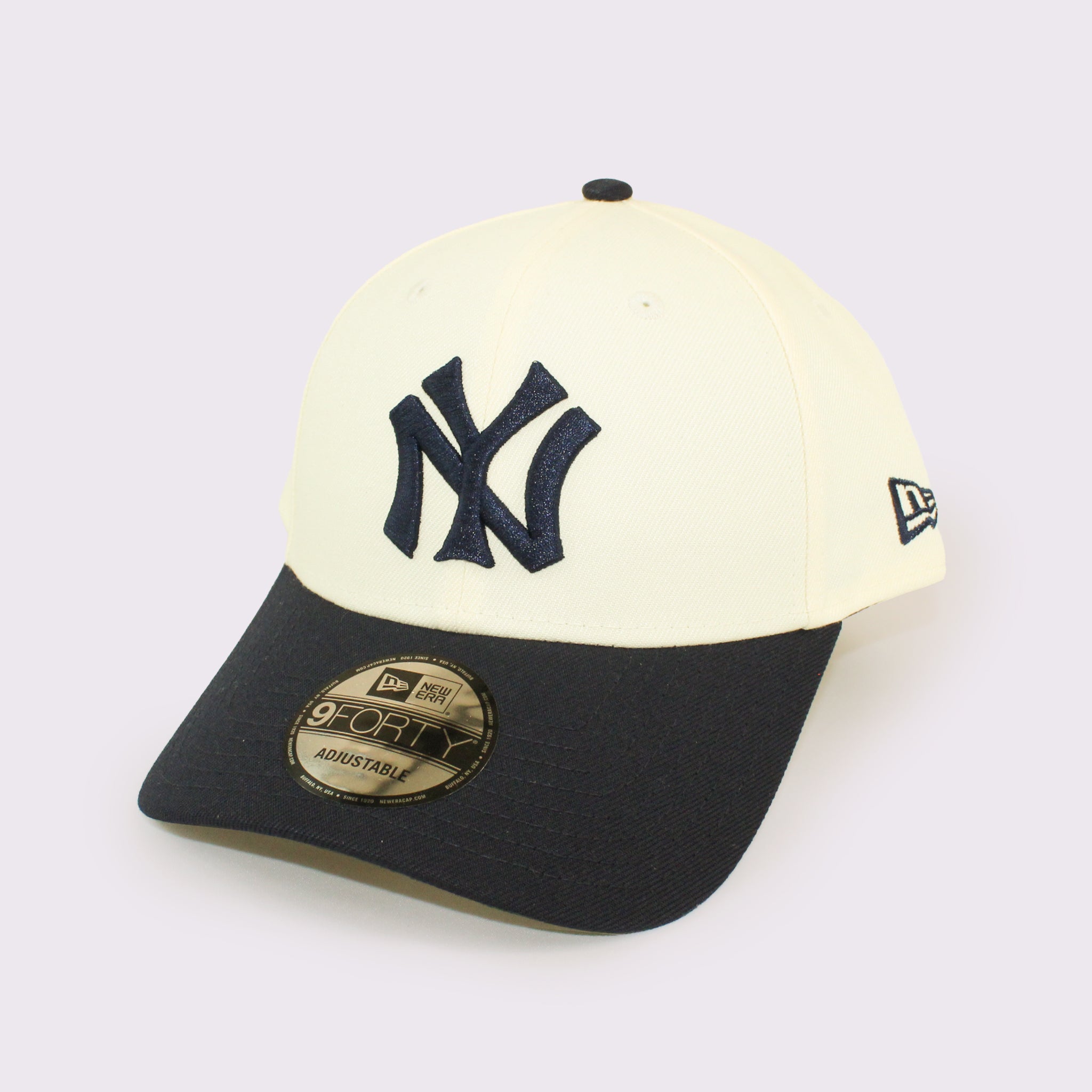 NEW ERA 9FORTY MLB 2-Tone ニューヨーク・ヤンキース クーパーズタウン ワインコルク ネイビーバイザー