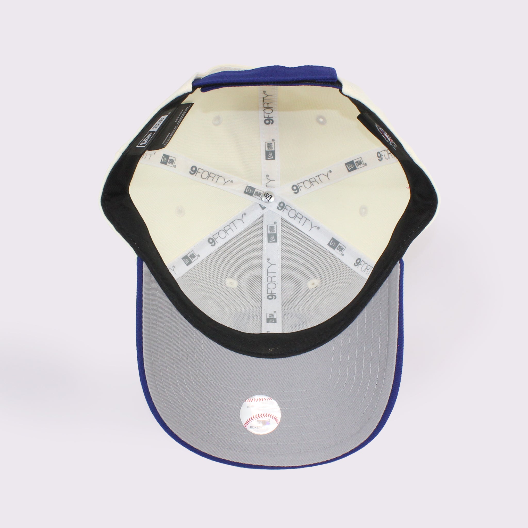 NEW ERA 9FORTY MLB 2-Tone ロサンゼルス・ドジャース クーパーズタウン ワインコルク ダークロイヤルバイザー
