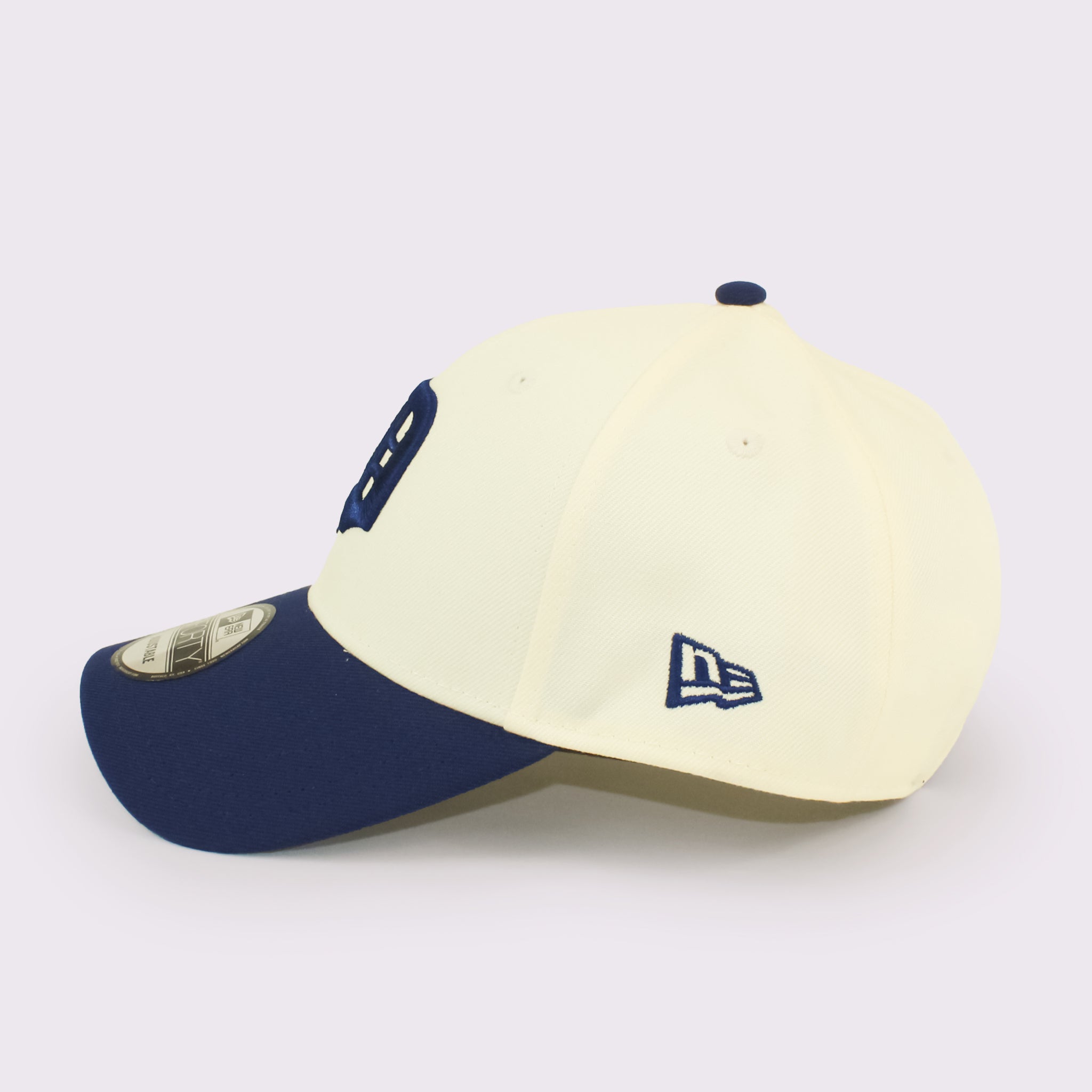 NEW ERA 9FORTY MLB 2-Tone デトロイト・タイガース クーパーズタウン ワインコルク ライトネイビーバイザー