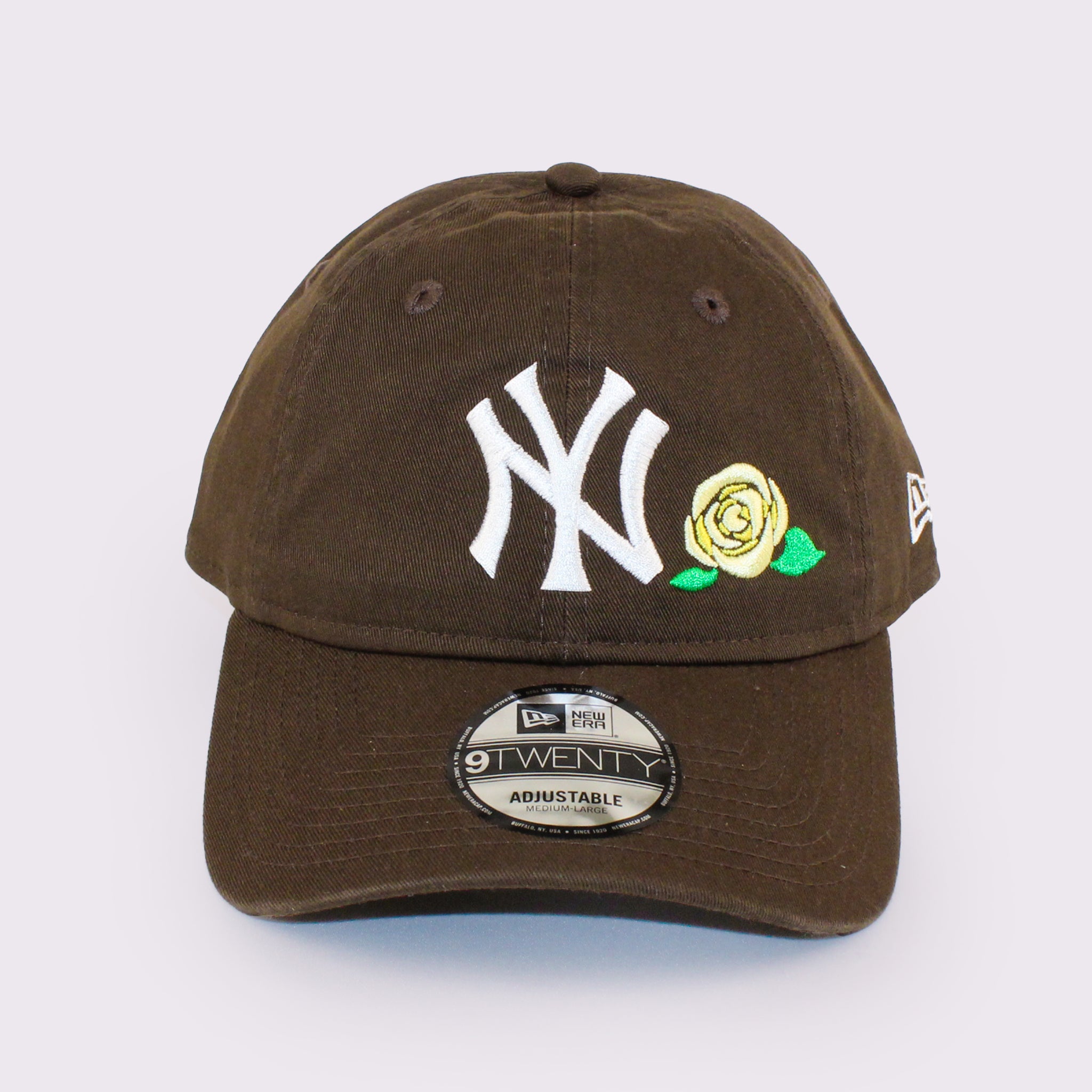 NEW ERA 9TWENTY クロスストラップ With Rose ニューヨーク･ヤンキース ウォルナット