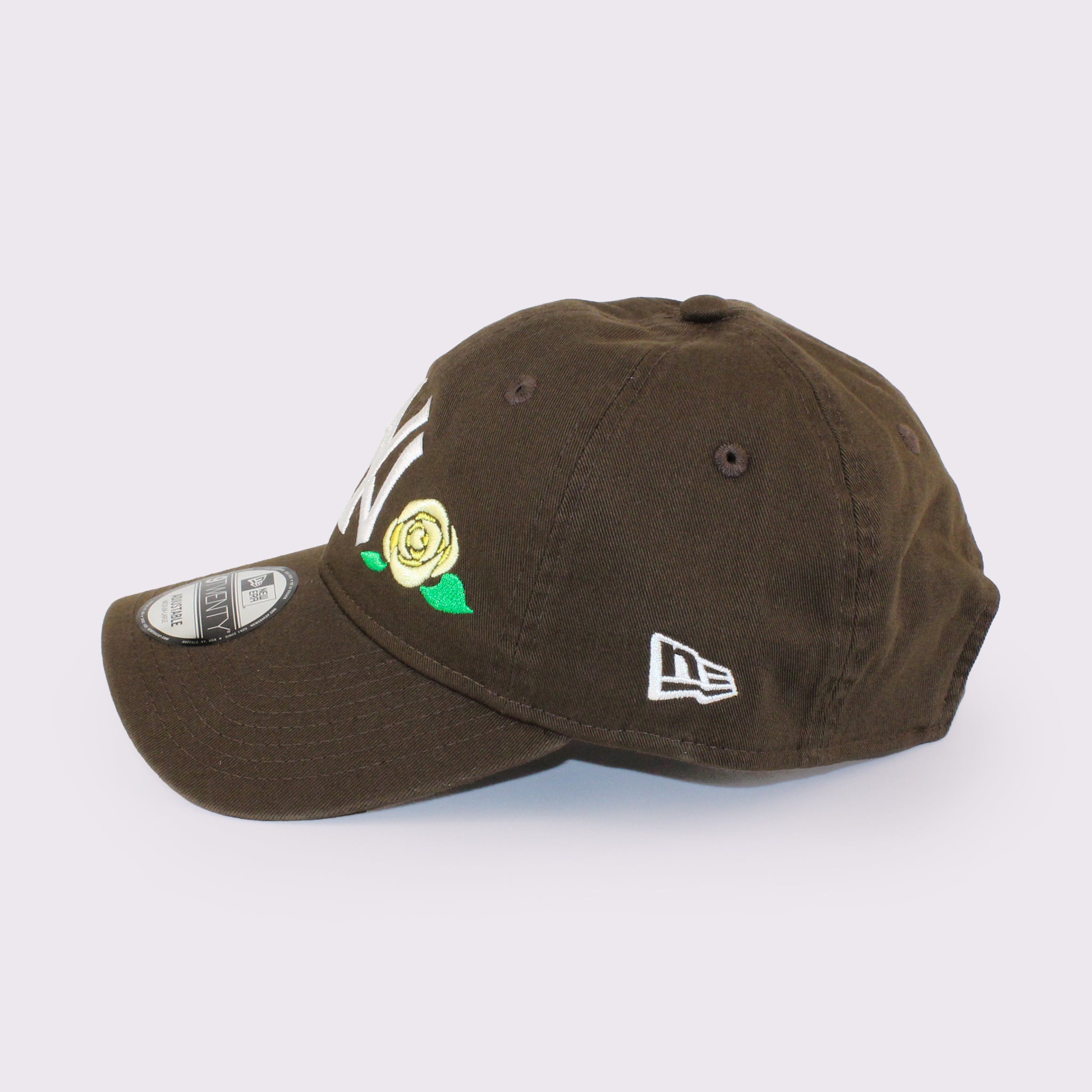 NEW ERA 9TWENTY クロスストラップ With Rose ニューヨーク･ヤンキース ウォルナット