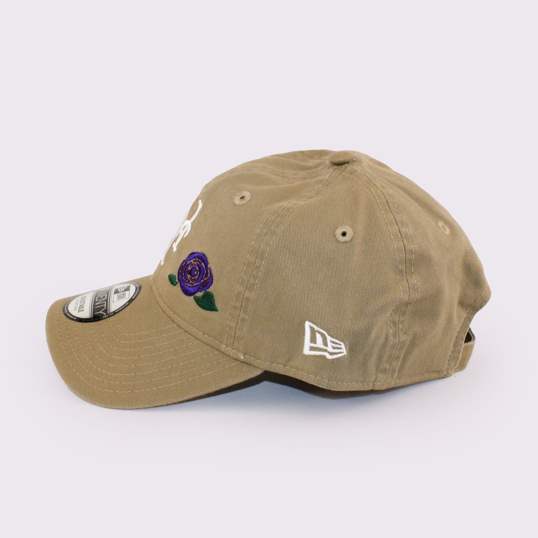 NEW ERA 9TWENTY クロスストラップ With Rose ニューヨーク・メッツ ブリティッシュカーキ