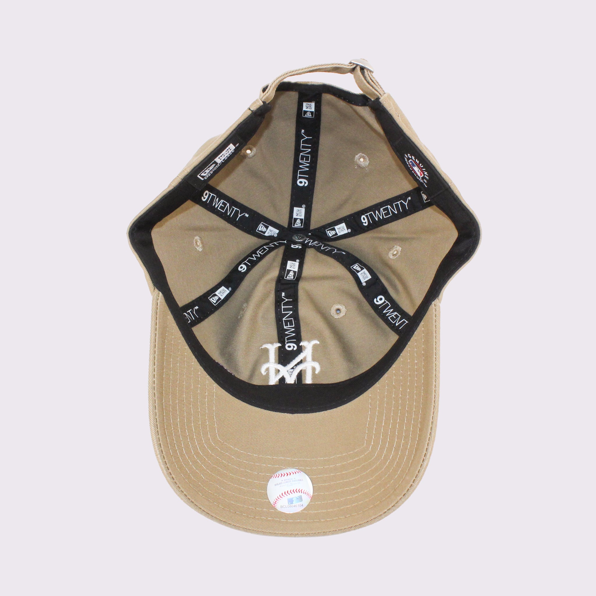 NEW ERA 9TWENTY クロスストラップ With Rose ニューヨーク・メッツ ブリティッシュカーキ