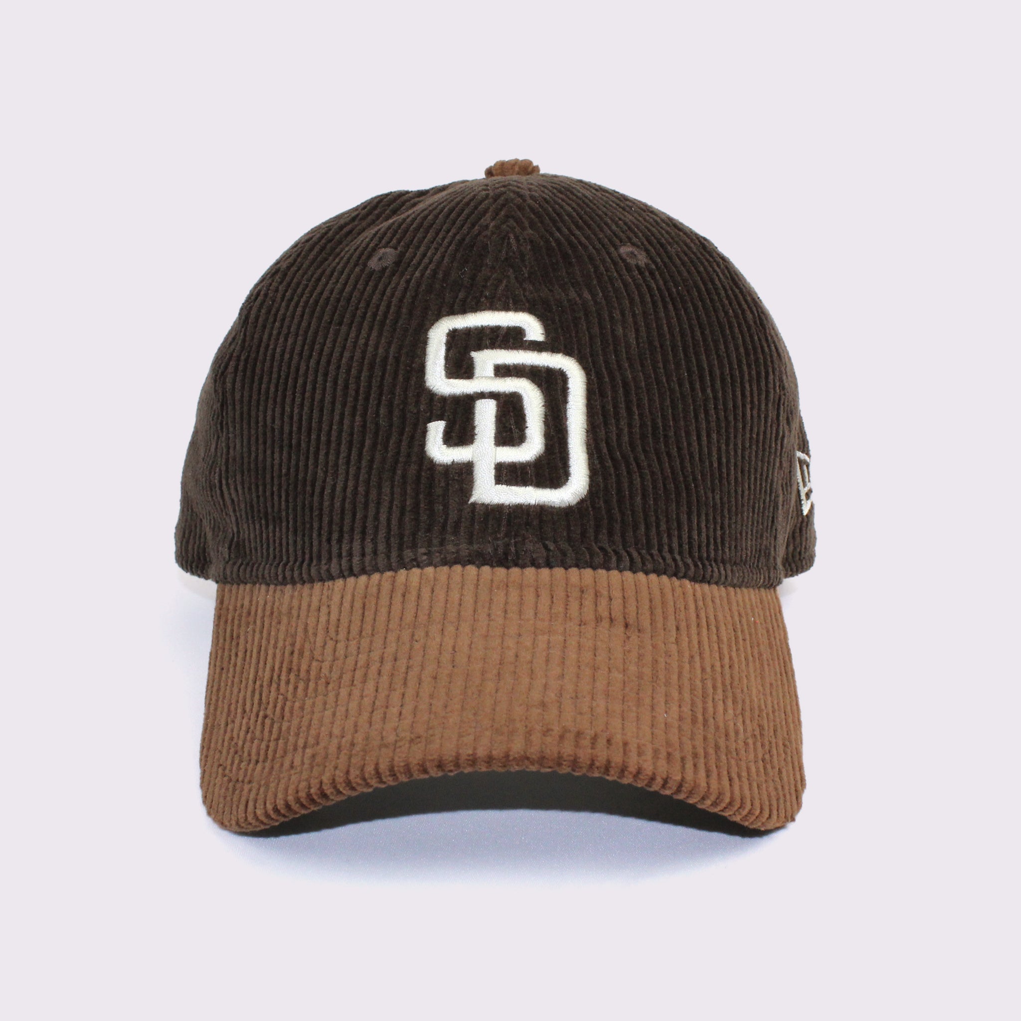 NEW ERA 9TWENTY Corduroy コーデュロイ サンディエゴ・パドレス ダークブラウン ブラウンバイザー M/L