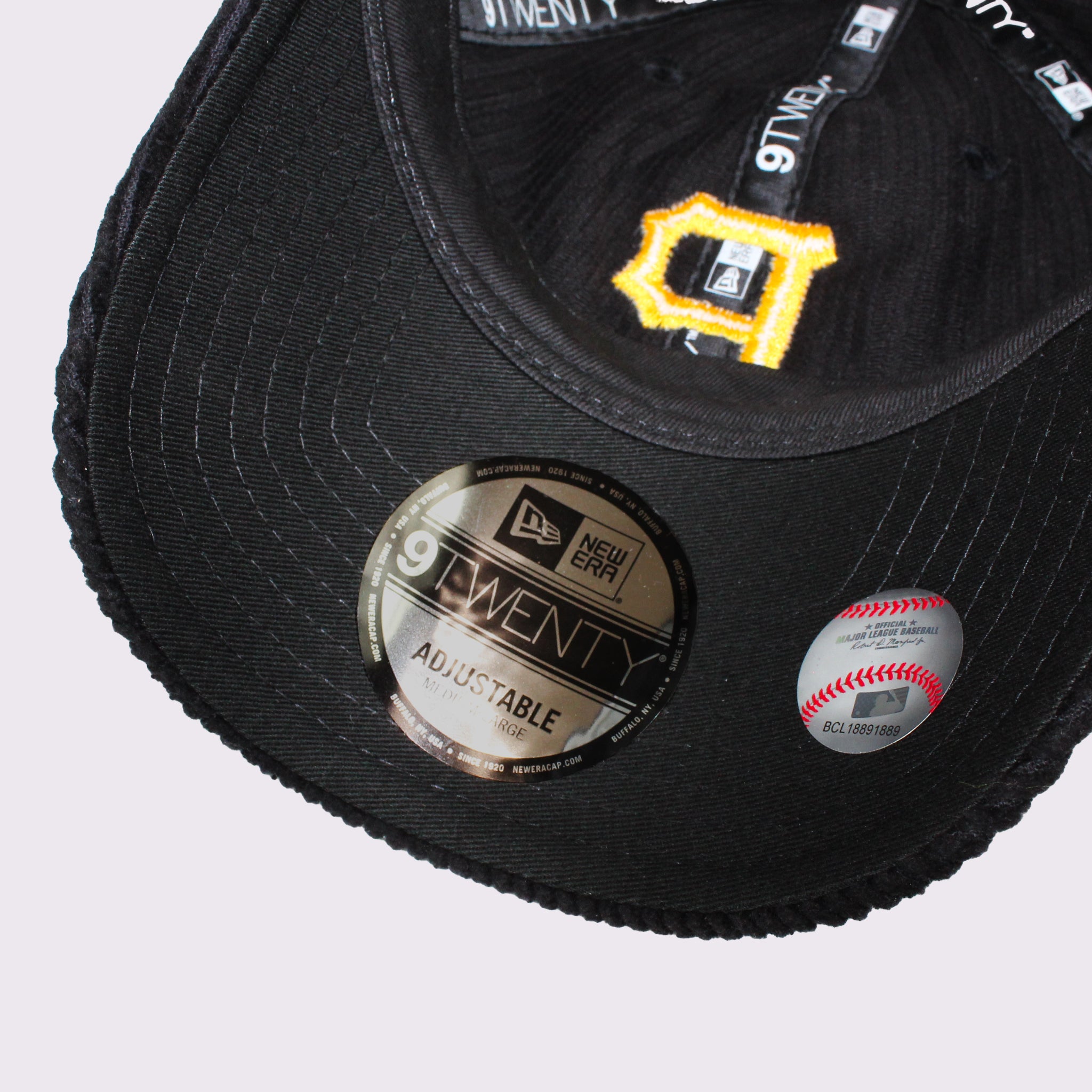 NEW ERA 9TWENTY Corduroy コーデュロイ ピッツバーグ・パイレーツ ブラック M/L