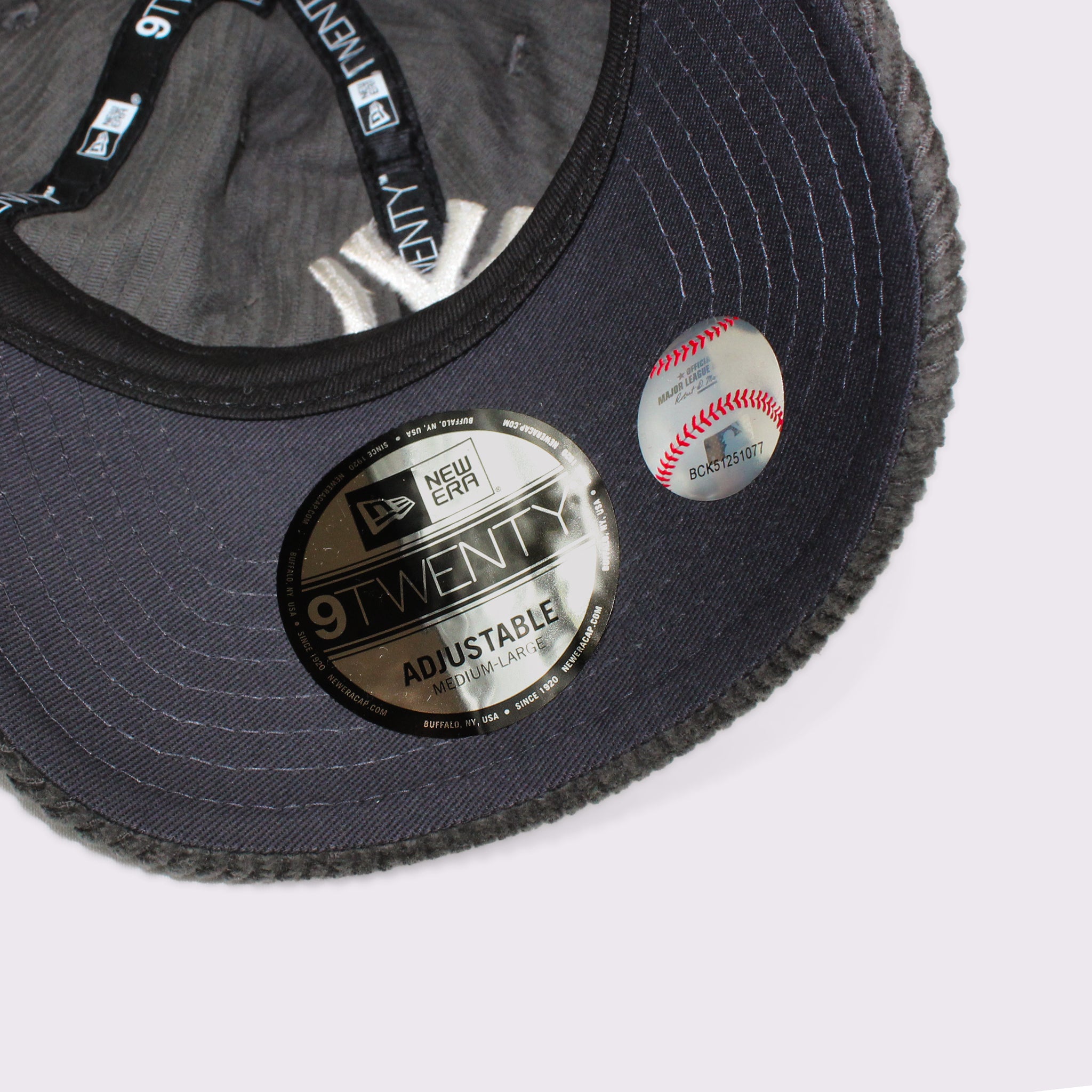 NEW ERA 9TWENTY Corduroy コーデュロイ ニューヨーク・ヤンキース グレー　M/L