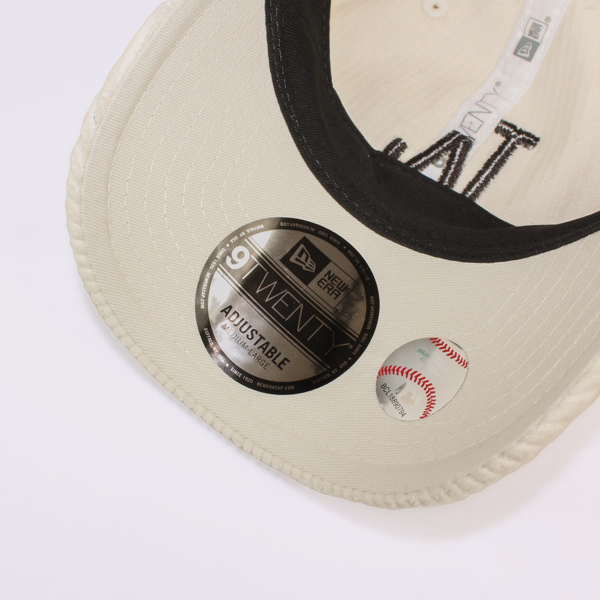 NEW ERA 9TWENTY Corduroy コーデュロイ ロサンゼルス・ドジャース アイボリー  M/L