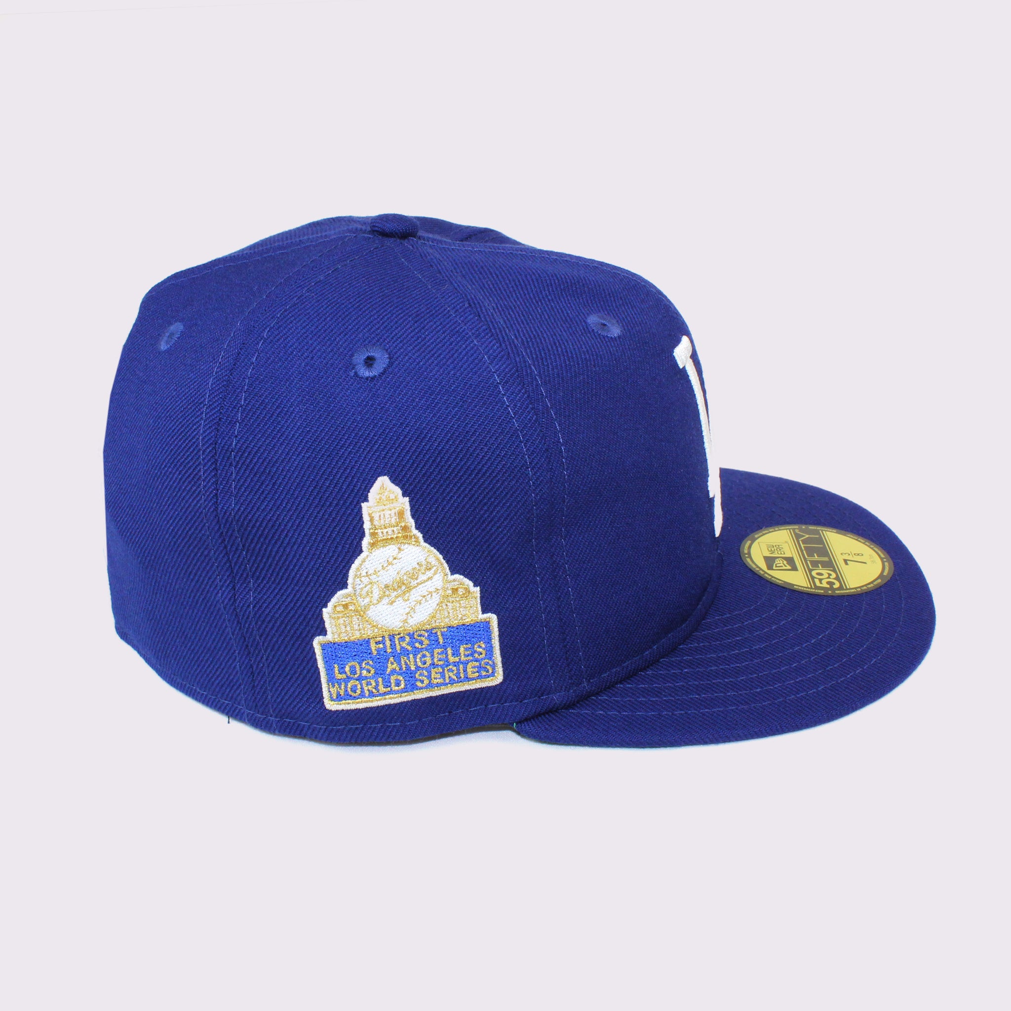 NEW ERA 59FIFTY ソフトバックラム World Series ロサンゼルス・ドジャース クーパーズタウン ダークロイヤル
