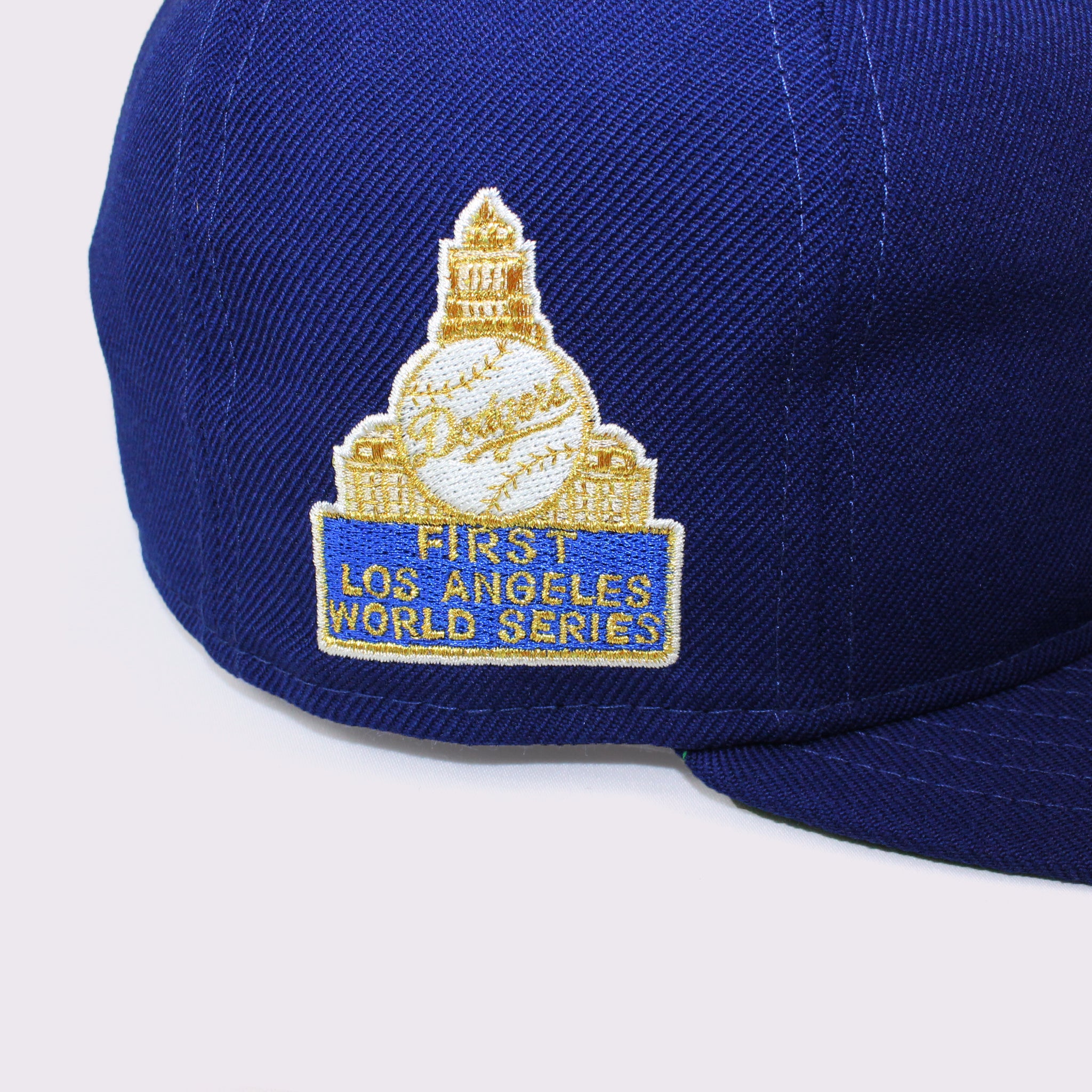 NEW ERA 59FIFTY ソフトバックラム World Series ロサンゼルス・ドジャース クーパーズタウン ダークロイヤル
