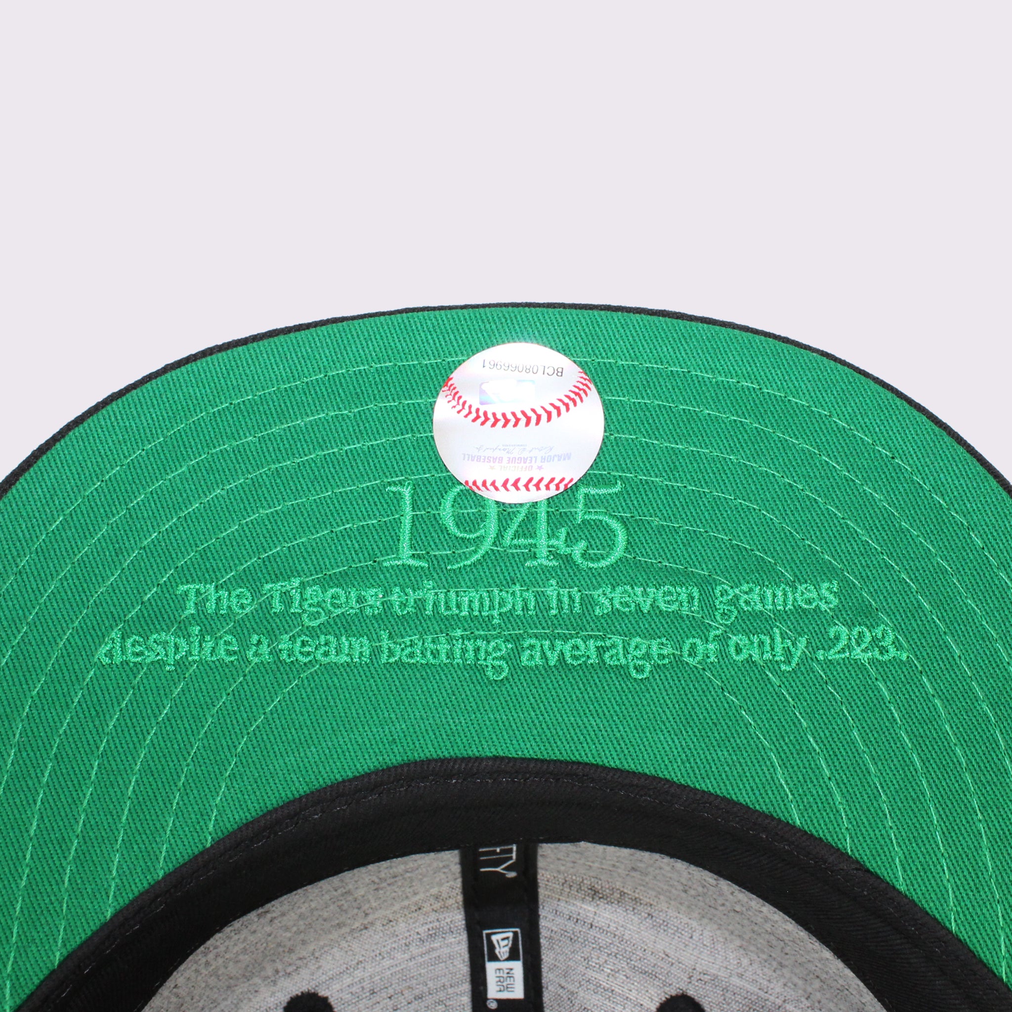 NEW ERA 59FIFTY ソフトバックラム World Series デトロイト・タイガース クーパーズタウン ブラック