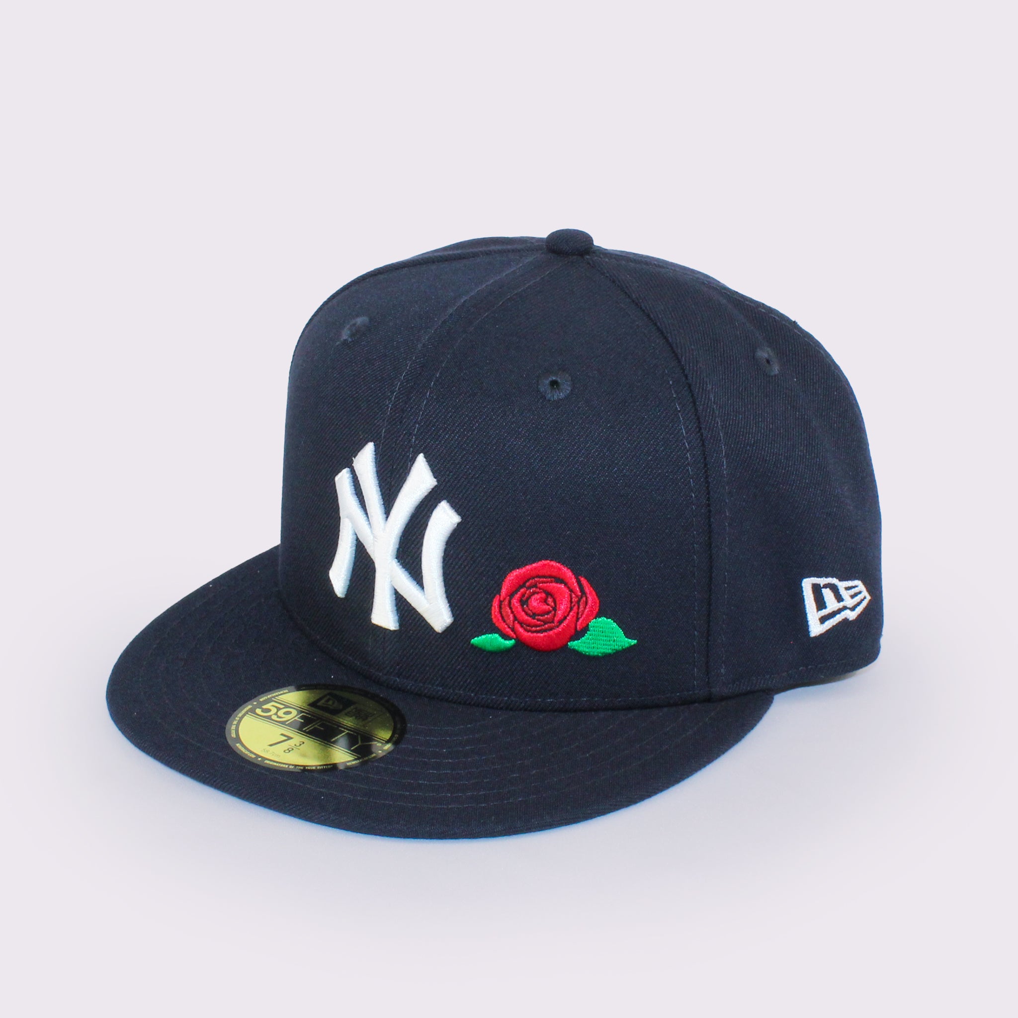 NEW ERA 59FIFTY With Rose ニューヨーク・ヤンキース ネイビー