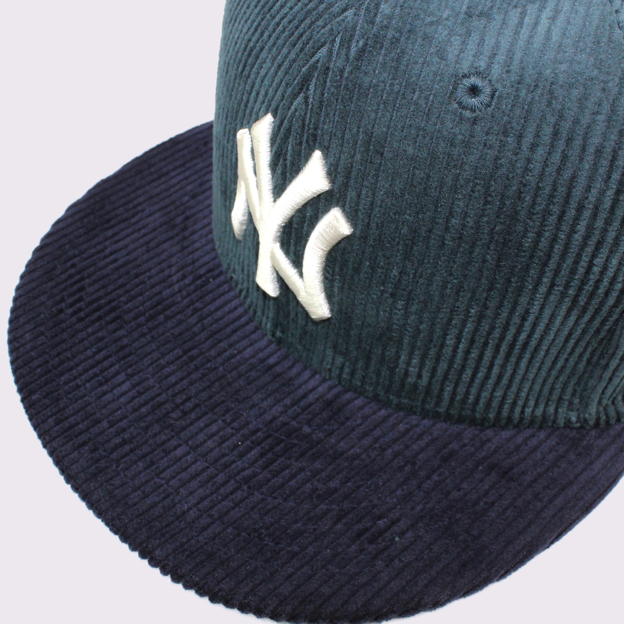 NEW ERA 59FIFTY Corduroy コーデュロイ ニューヨーク・ヤンキース ブルーグリーン ネイビーバイザー
