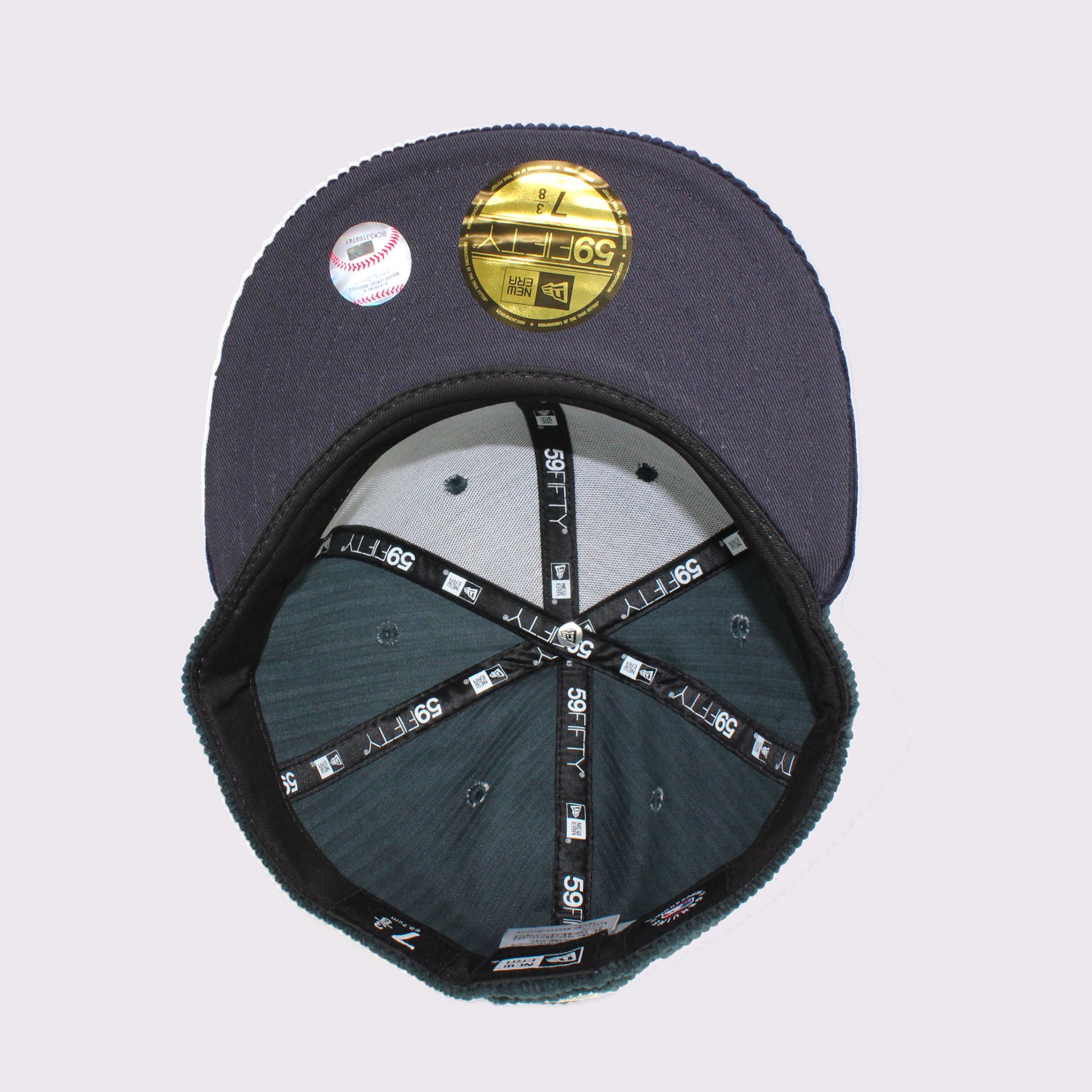 NEW ERA 59FIFTY Corduroy コーデュロイ ニューヨーク・ヤンキース ブルーグリーン ネイビーバイザー