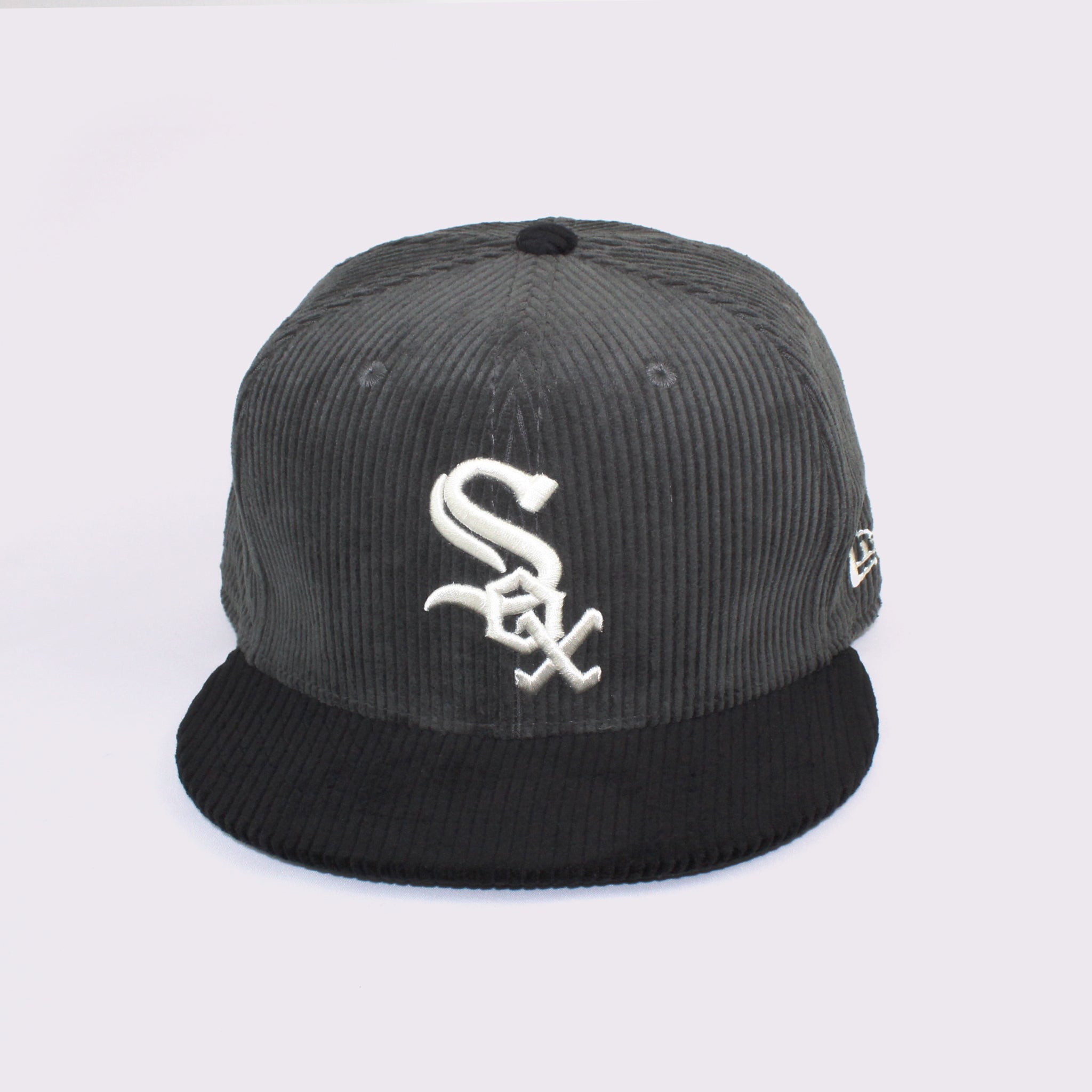 NEW ERA 59FIFTY Corduroy コーデュロイ シカゴ・ホワイトソックス グレー ブラックバイザー