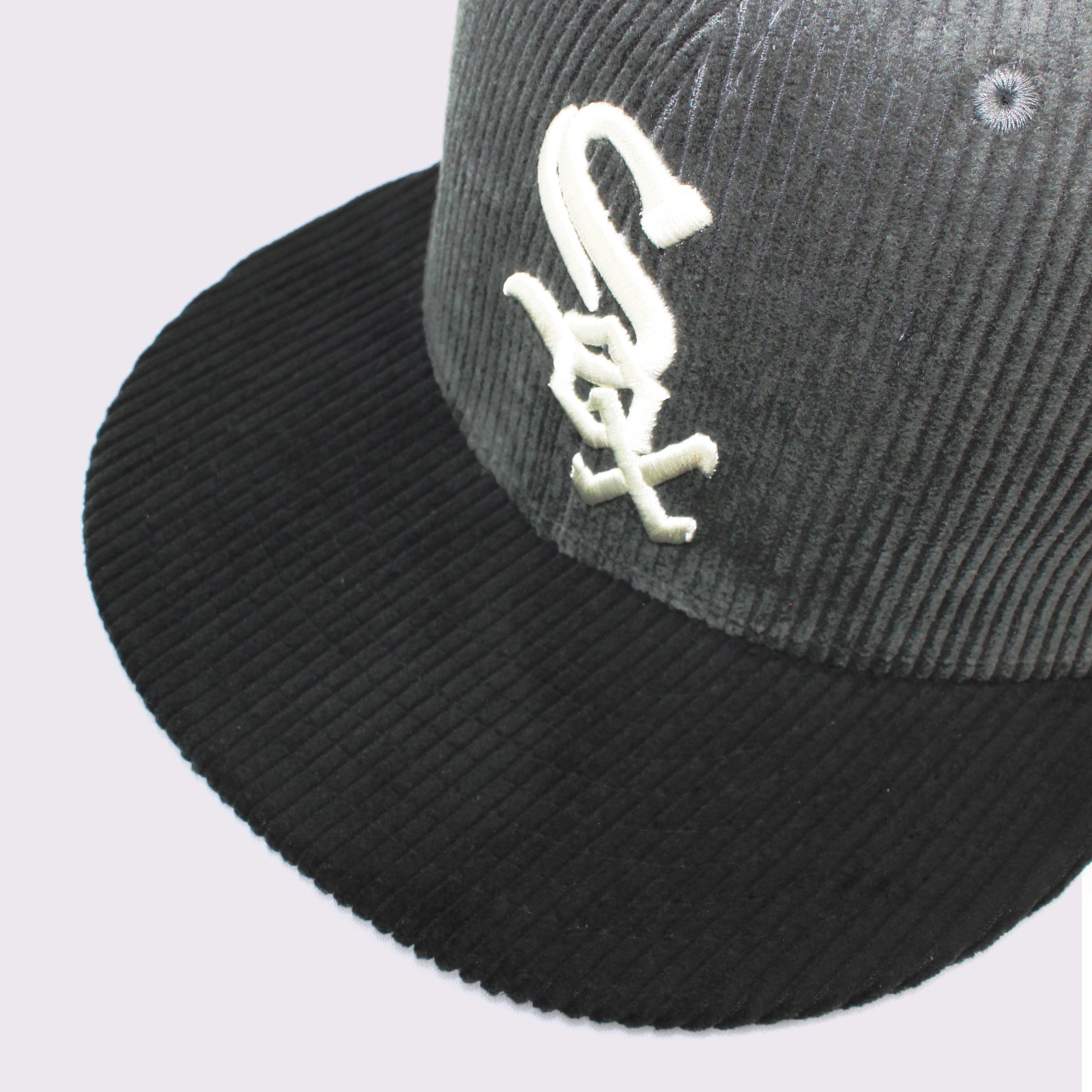 NEW ERA 59FIFTY Corduroy コーデュロイ シカゴ・ホワイトソックス グレー ブラックバイザー