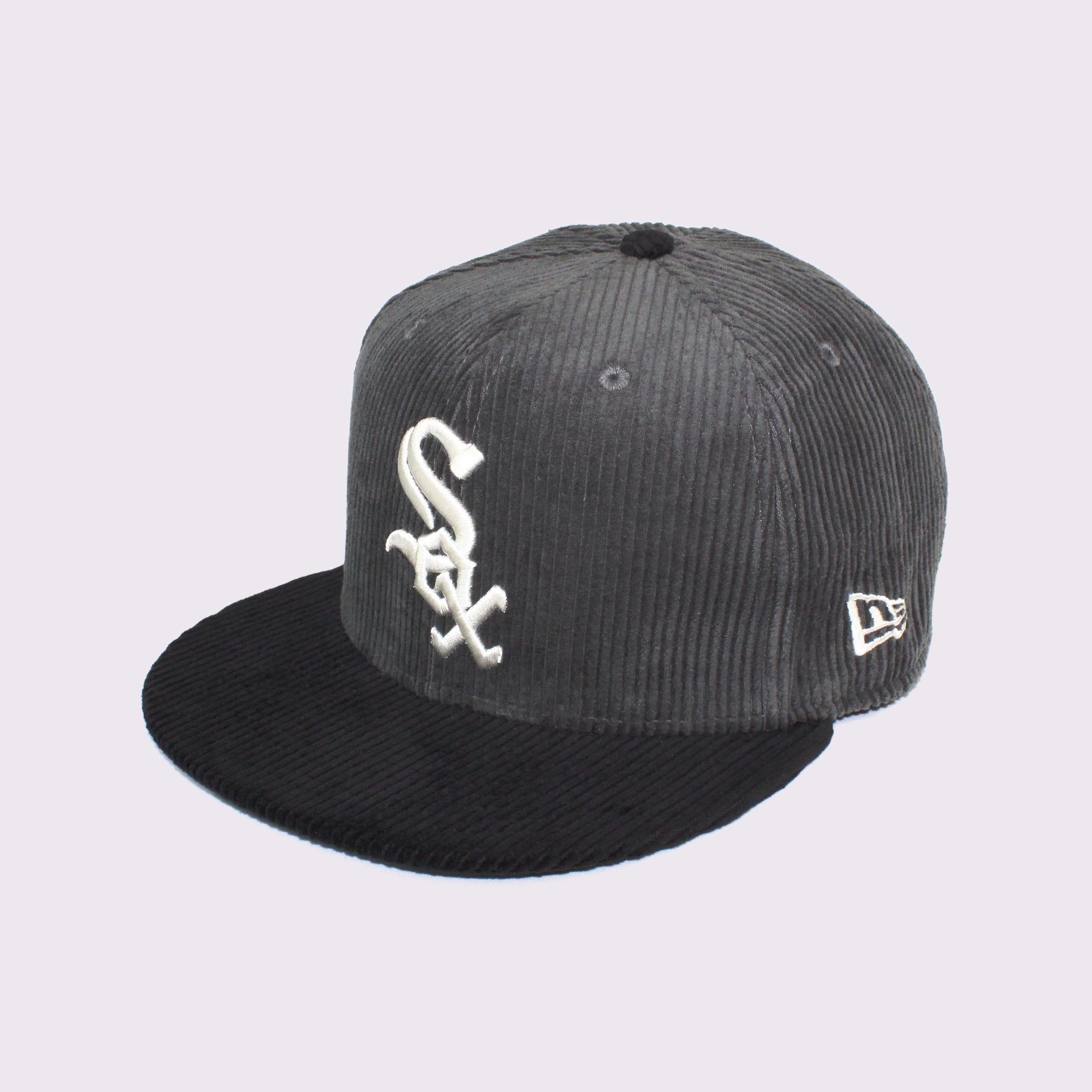 NEW ERA 59FIFTY Corduroy コーデュロイ シカゴ・ホワイトソックス グレー ブラックバイザー