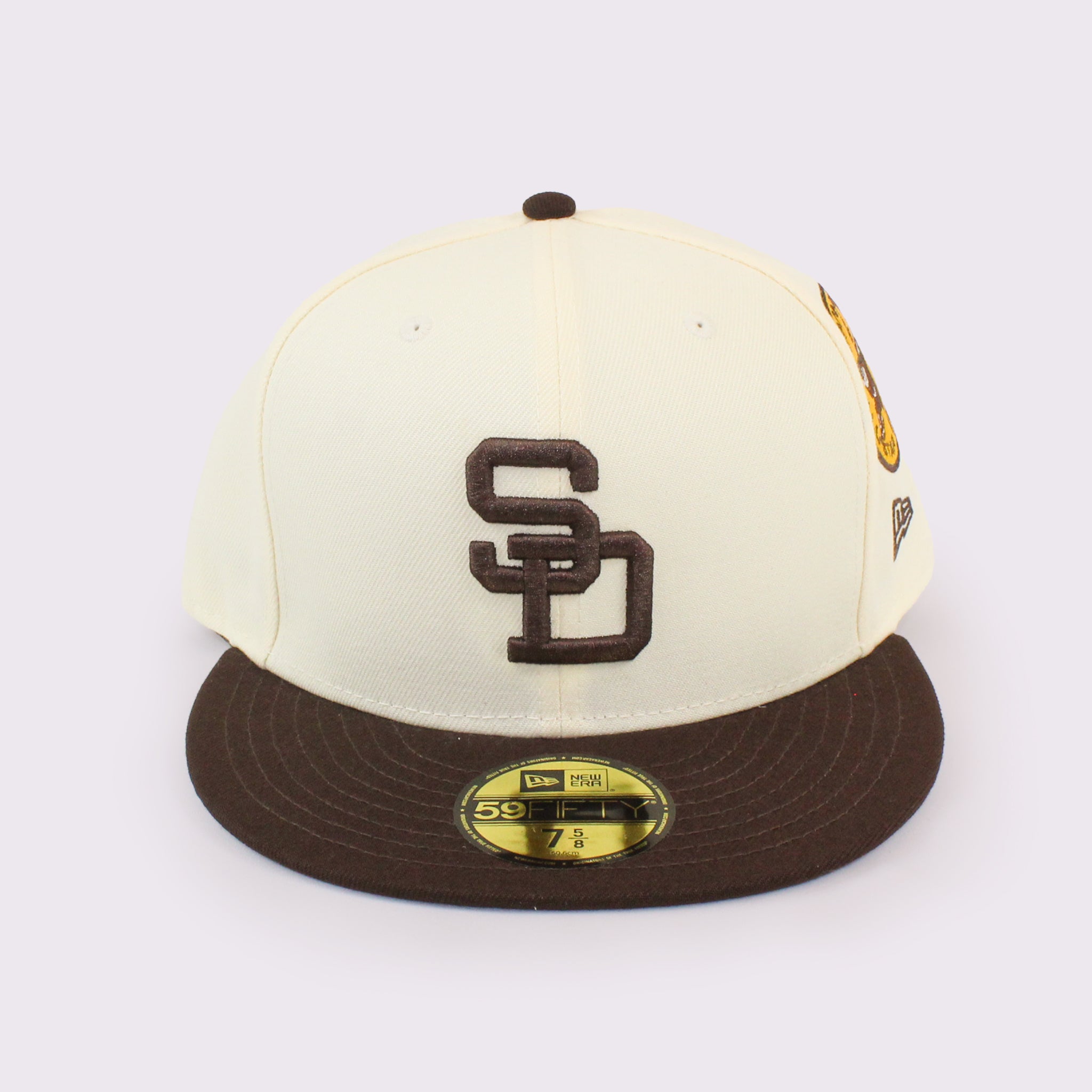 NEW ERA 59FIFTY MLB 2-Tone サンディエゴ・パドレス クーパーズタウン ワインコルク バーントウッドバイザー