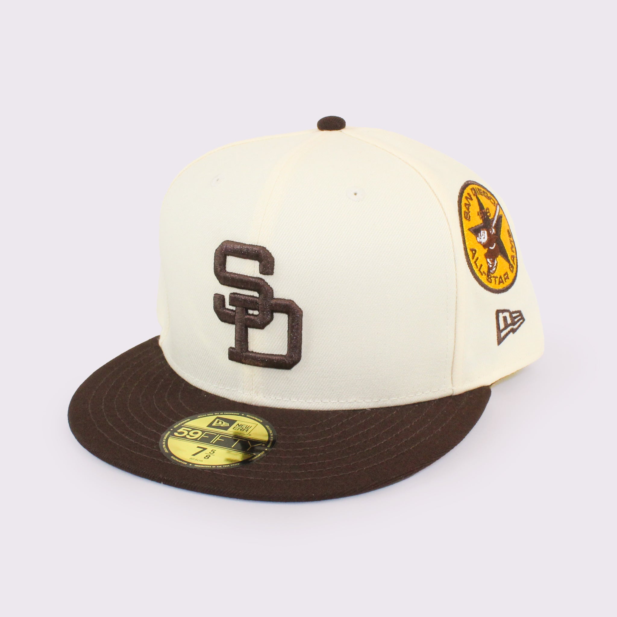 NEW ERA 59FIFTY MLB 2-Tone サンディエゴ・パドレス クーパーズタウン ワインコルク バーントウッドバイザー