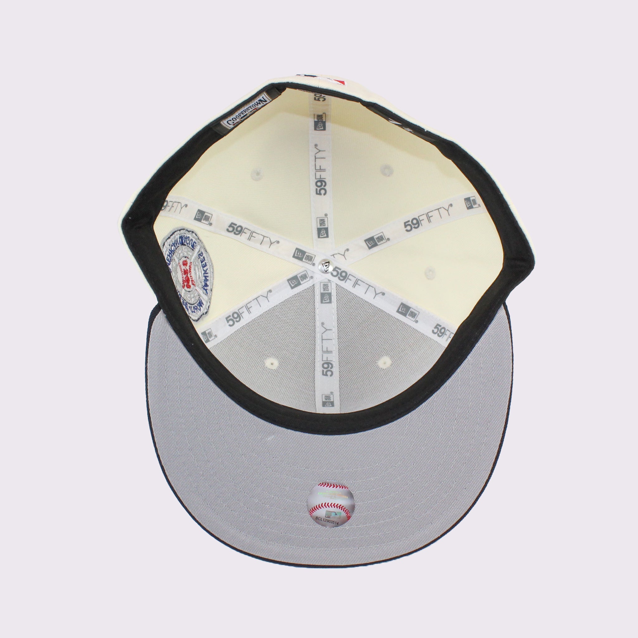 NEW ERA 59FIFTY MLB 2-Tone ニューヨーク・ヤンキース クーパーズタウン ワインコルク ネイビーバイザー