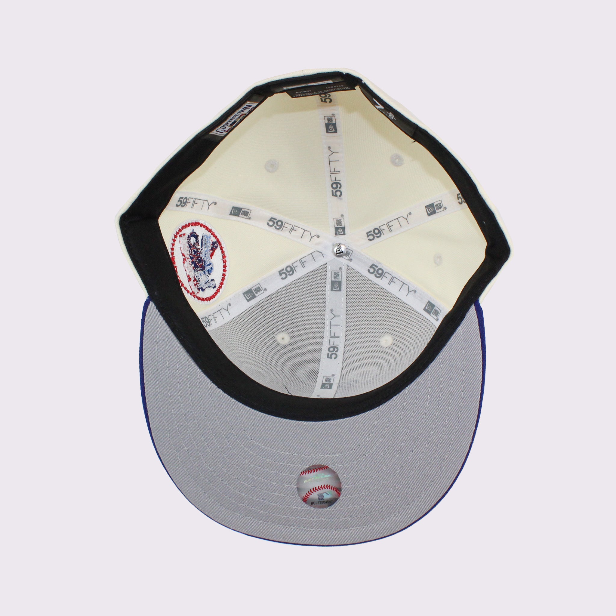 NEW ERA 59FIFTY MLB 2-Tone ロサンゼルス・ドジャース クーパーズタウン ワインコルク ダークロイヤルバイザー