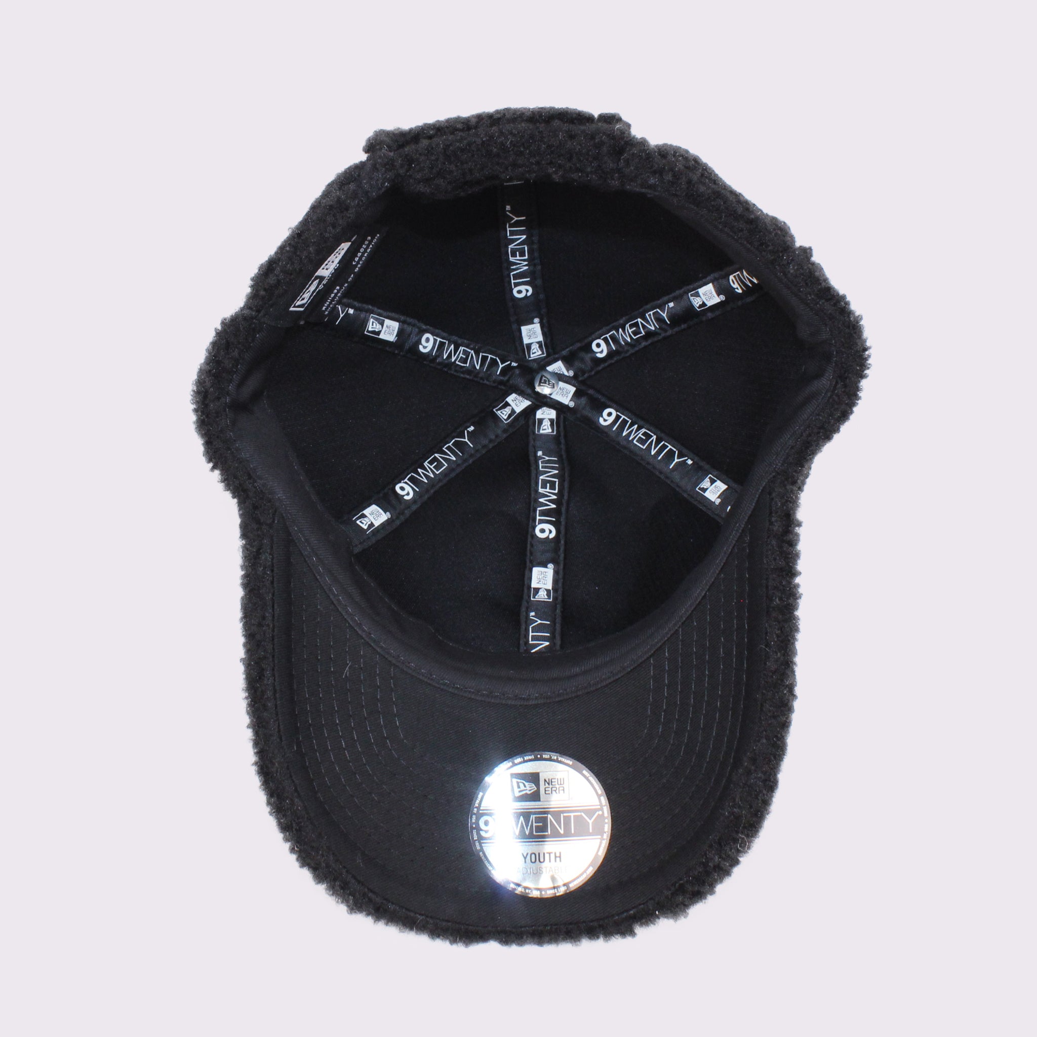 NEW ERA キッズ Youth 9TWENTY Boa Fleece ボアフリース ベーシック ブラック