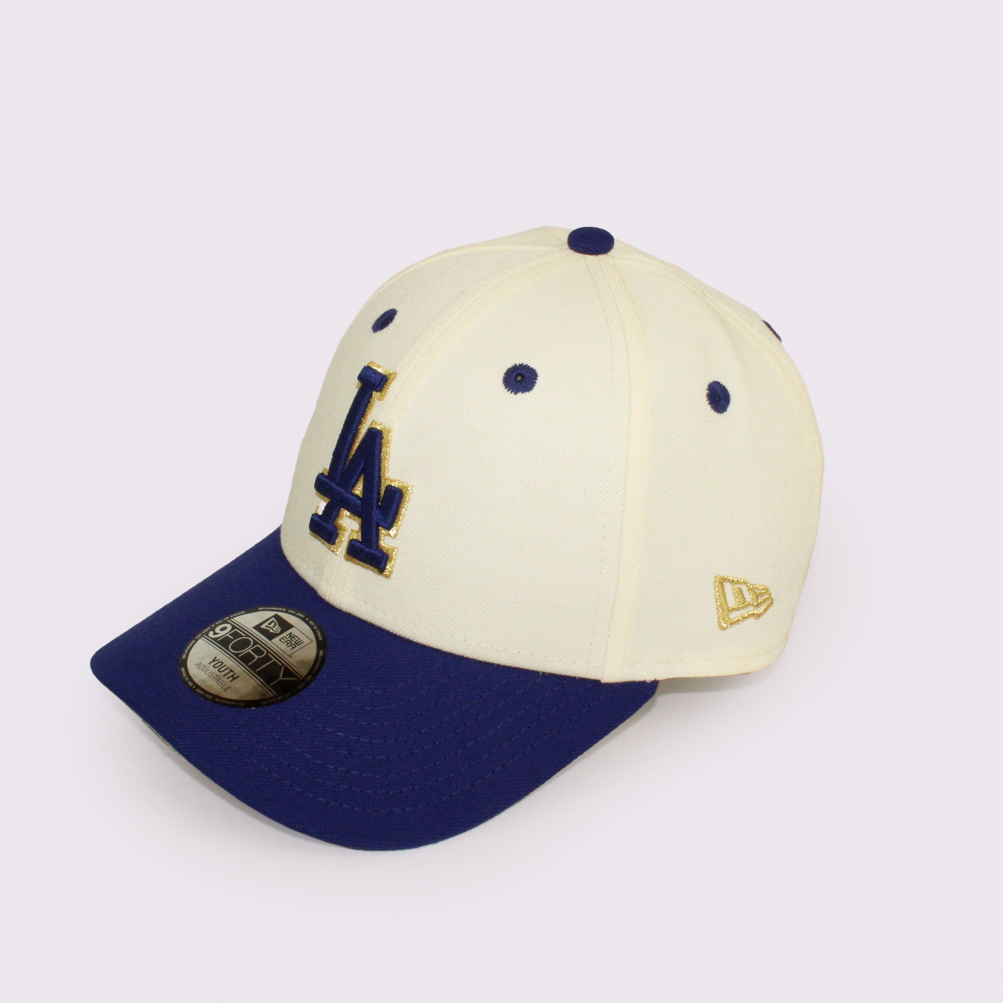 NEW ERA キッズ Youth 9FORTY Los Angeles Dodgers 50-50 Club Pack ロサンゼルス・ドジャース クロームホワイト ダークロイヤルバイザー
