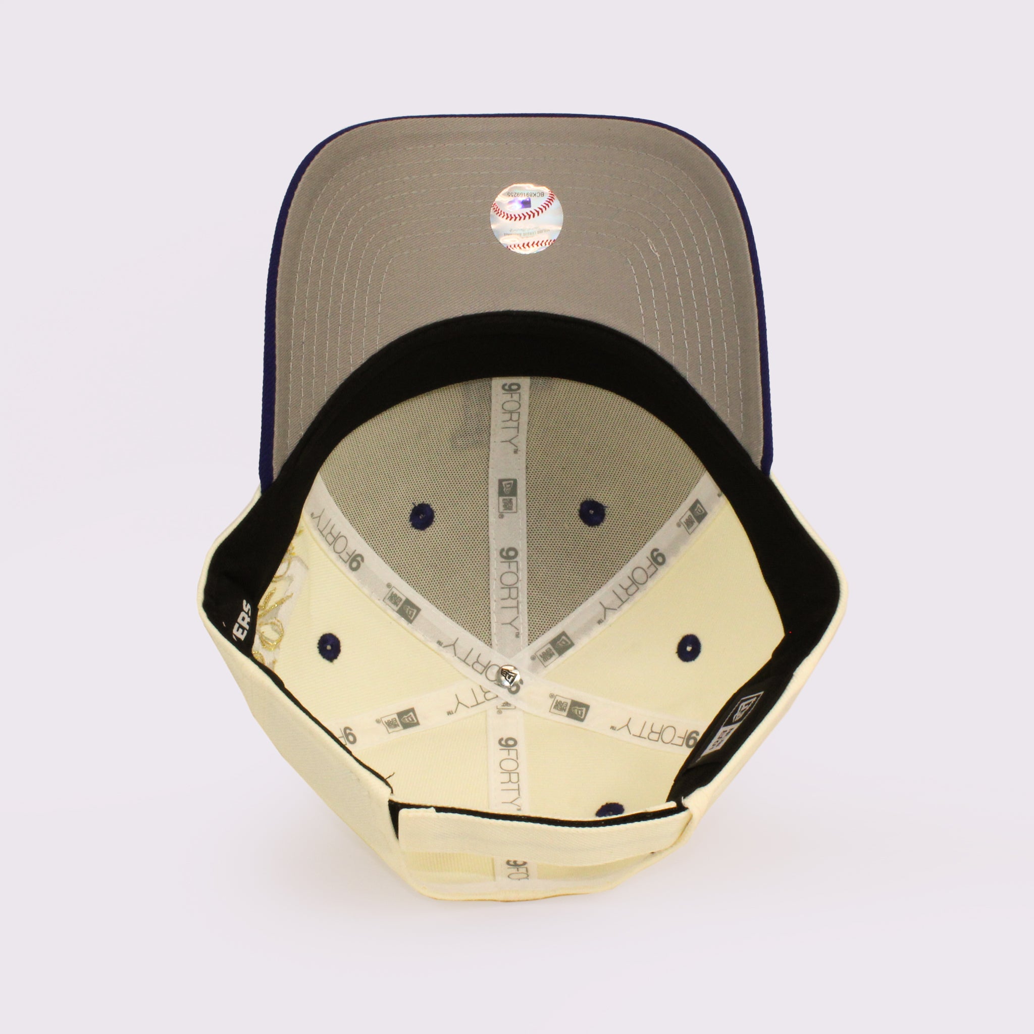 NEW ERA 9FORTY Los Angeles Dodgers 50-50 Club Pack ロサンゼルス・ドジャース クロームホワイト ダークロイヤルバイザー