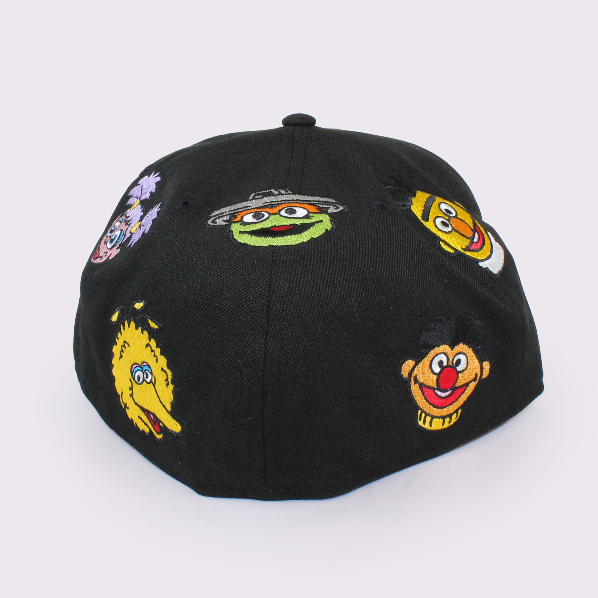 NEW ERA 59FIFTY SESAME STREET セサミストリート オールオーバー ブラック