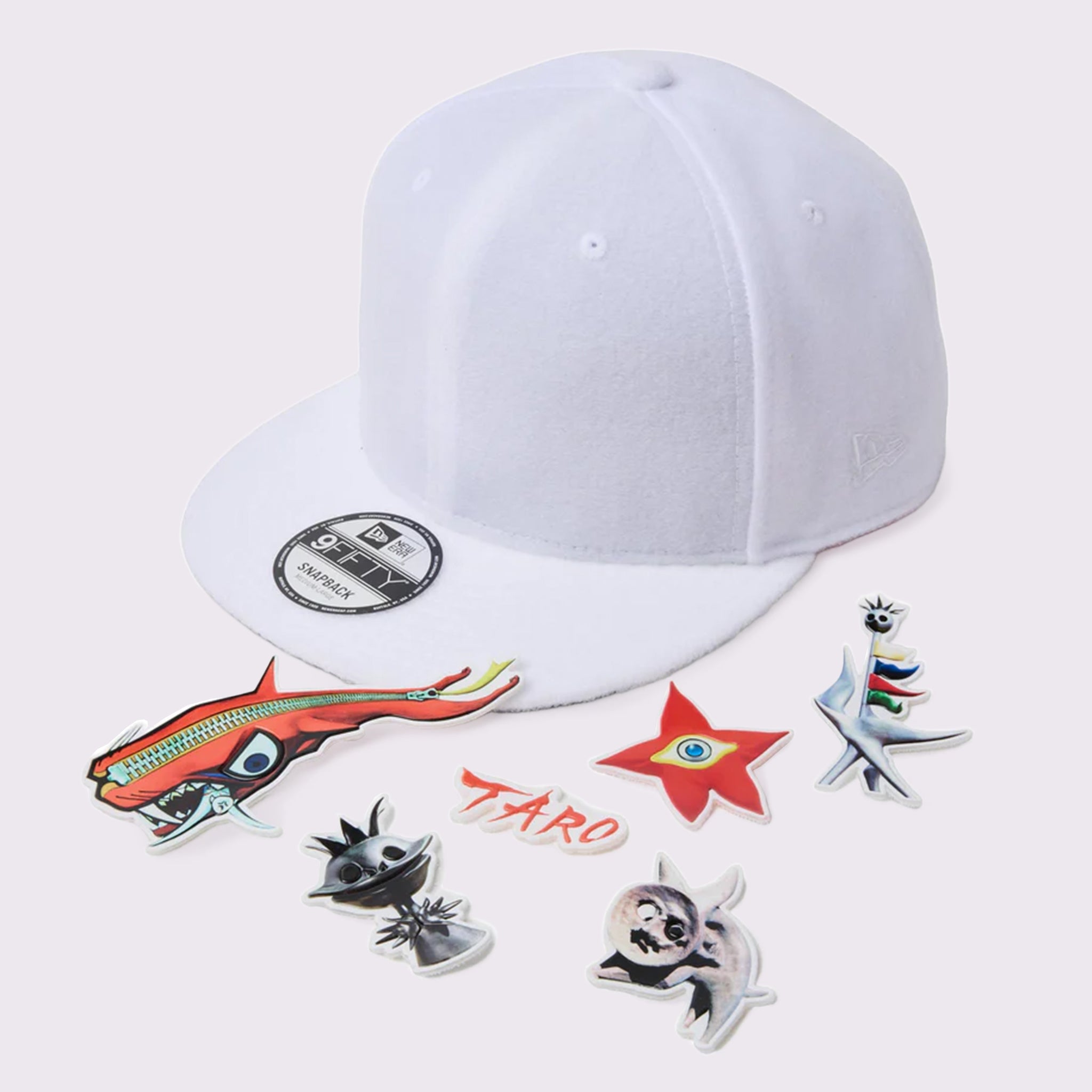 NEW ERA 9FIFTY TARO OKAMOTO 岡本太郎 パッチ ホワイト