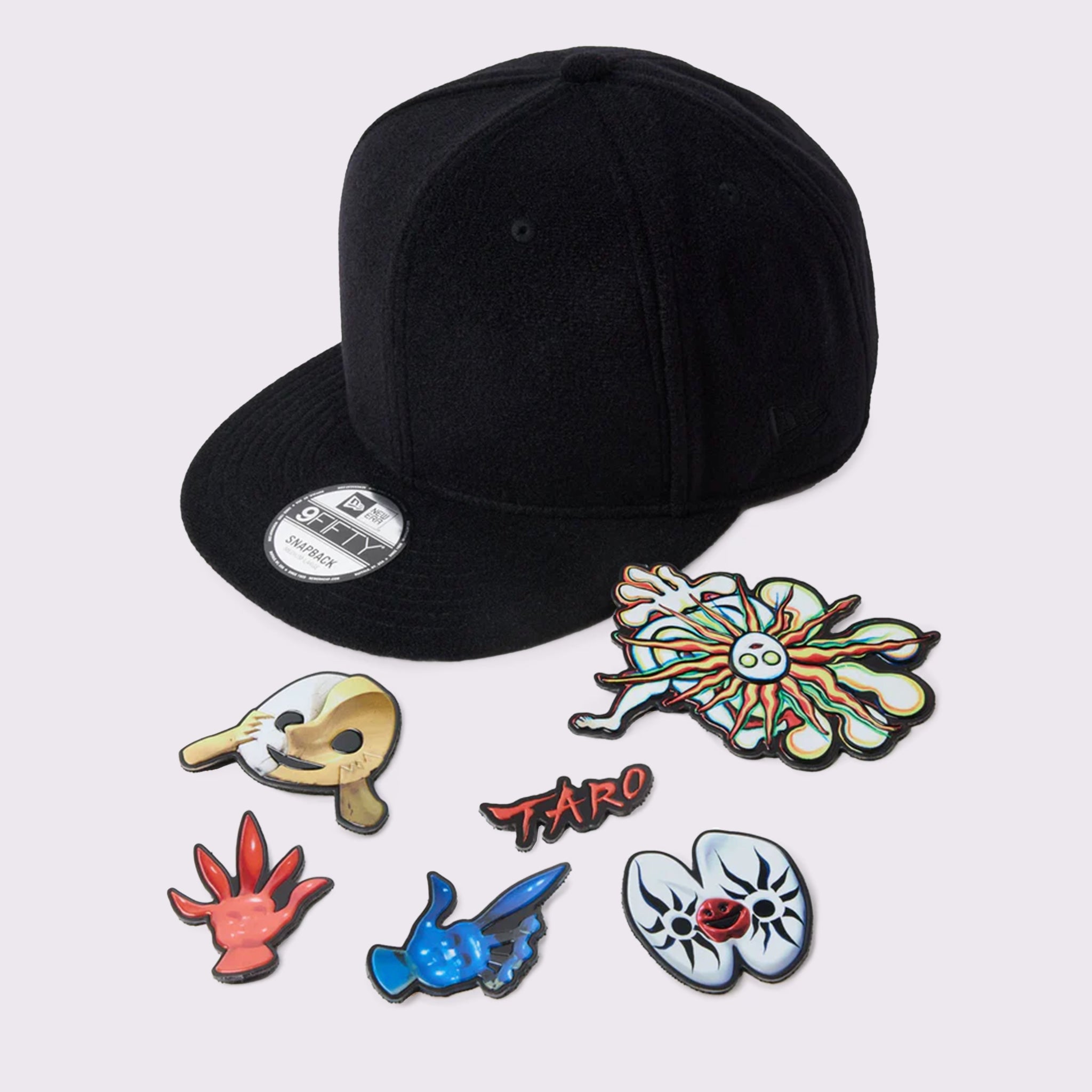 岡本太郎 エンブレム NEW ERA 9FIFTY TARO OKAMOTO 岡本太郎 パッチ ブラック