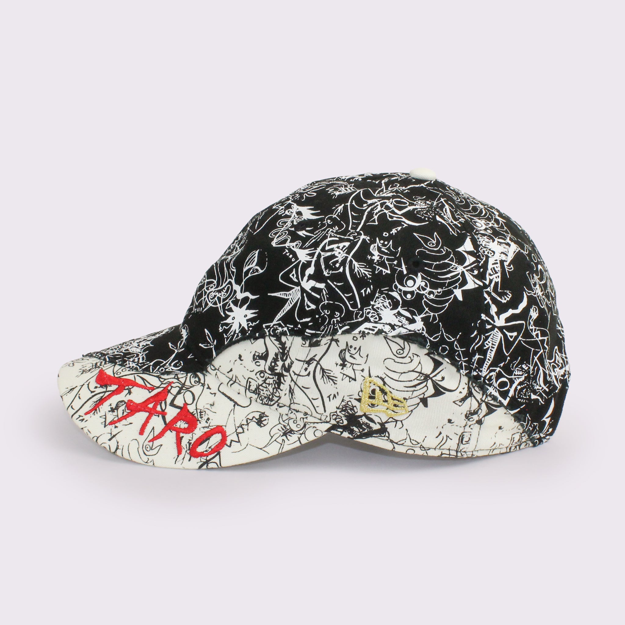 NEW ERA 9THIRTY TARO OKAMOTO 岡本太郎 バイザー ブラック/クロームホワイト