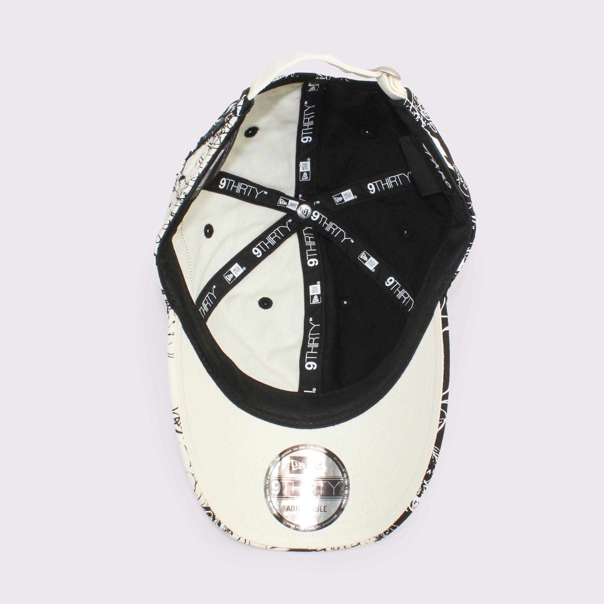 NEW ERA 9THIRTY TARO OKAMOTO 岡本太郎 バイザー ブラック/クロームホワイト