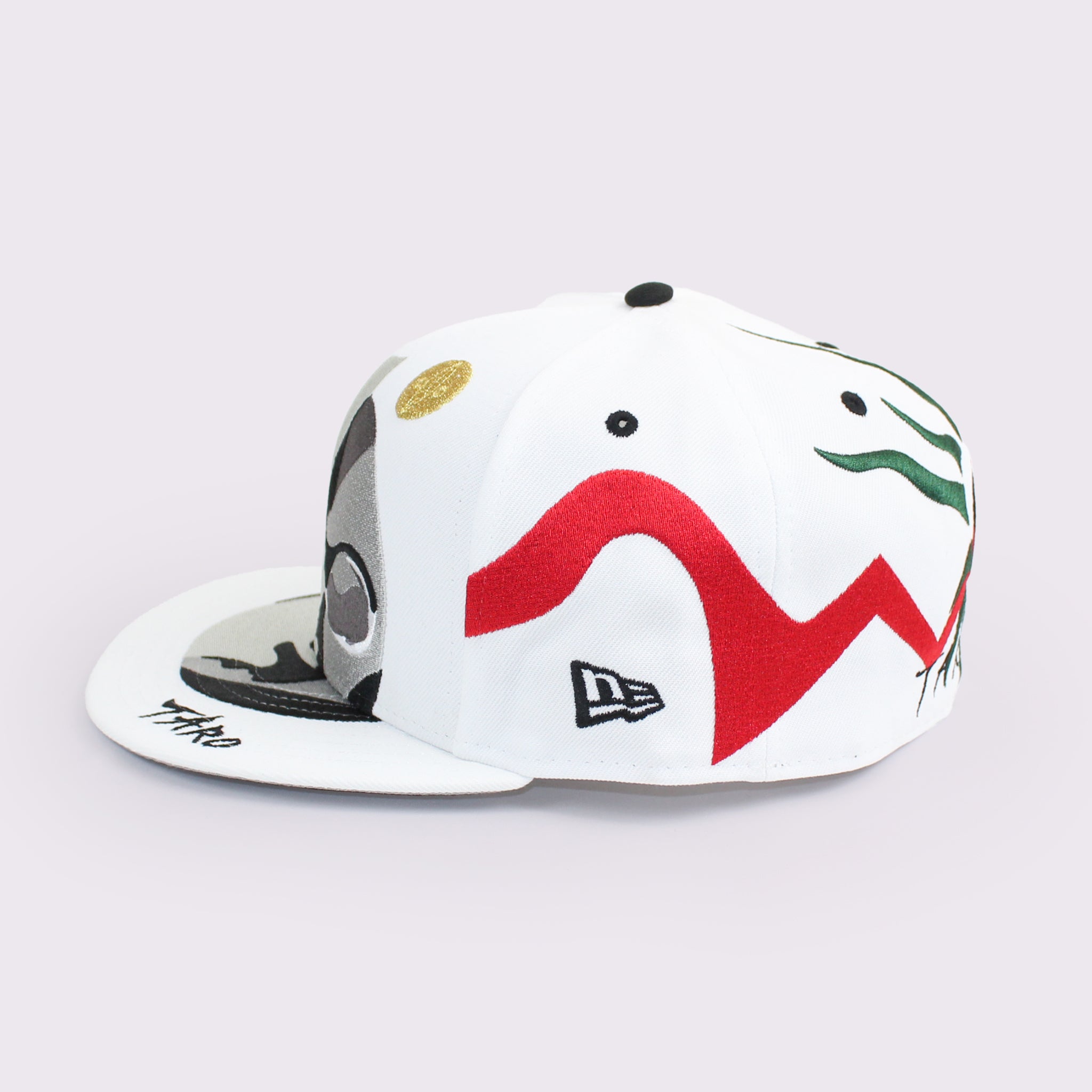 NEW ERA 59FIFTY TARO OKAMOTO 岡本太郎 太陽 ホワイト