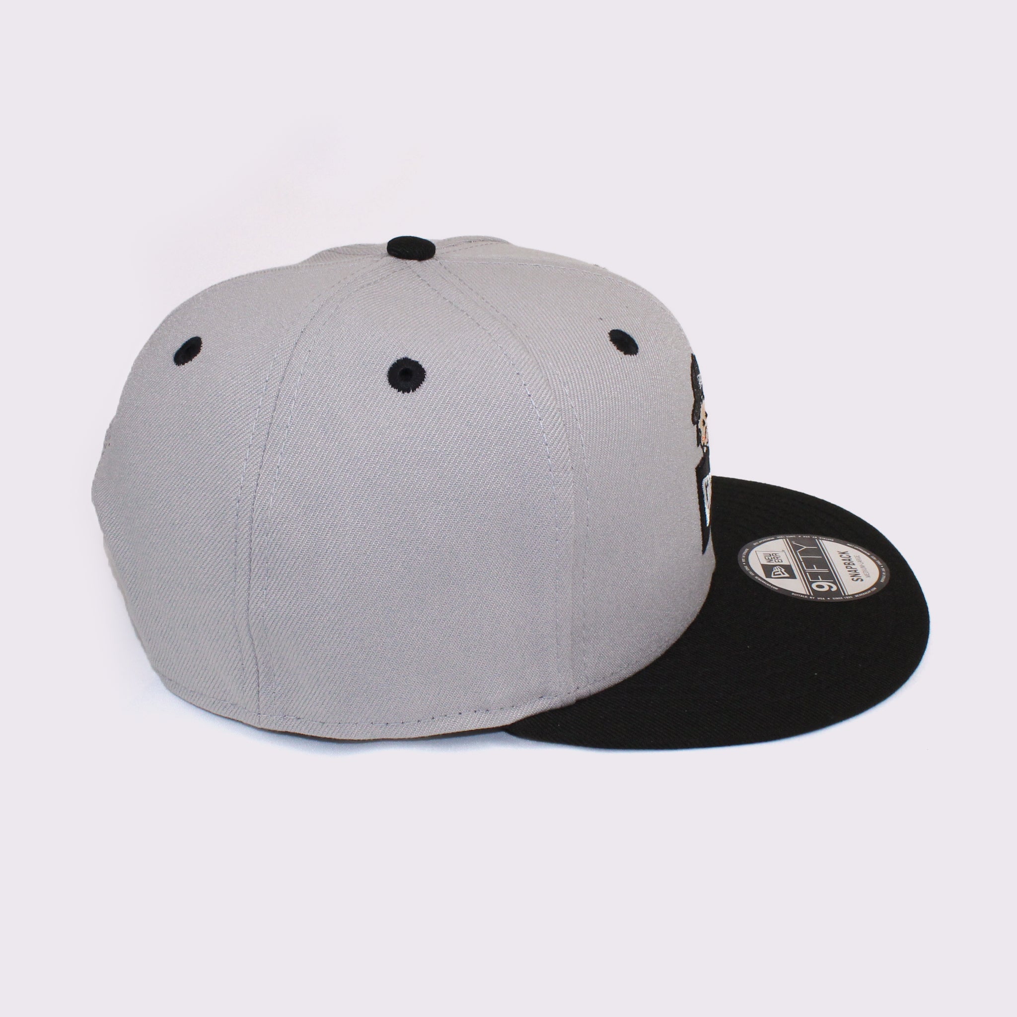 NEW ERA 9FIFTY ちびまる子ちゃん ボックスロゴ まる子 グレー ブラックバイザー　M/L