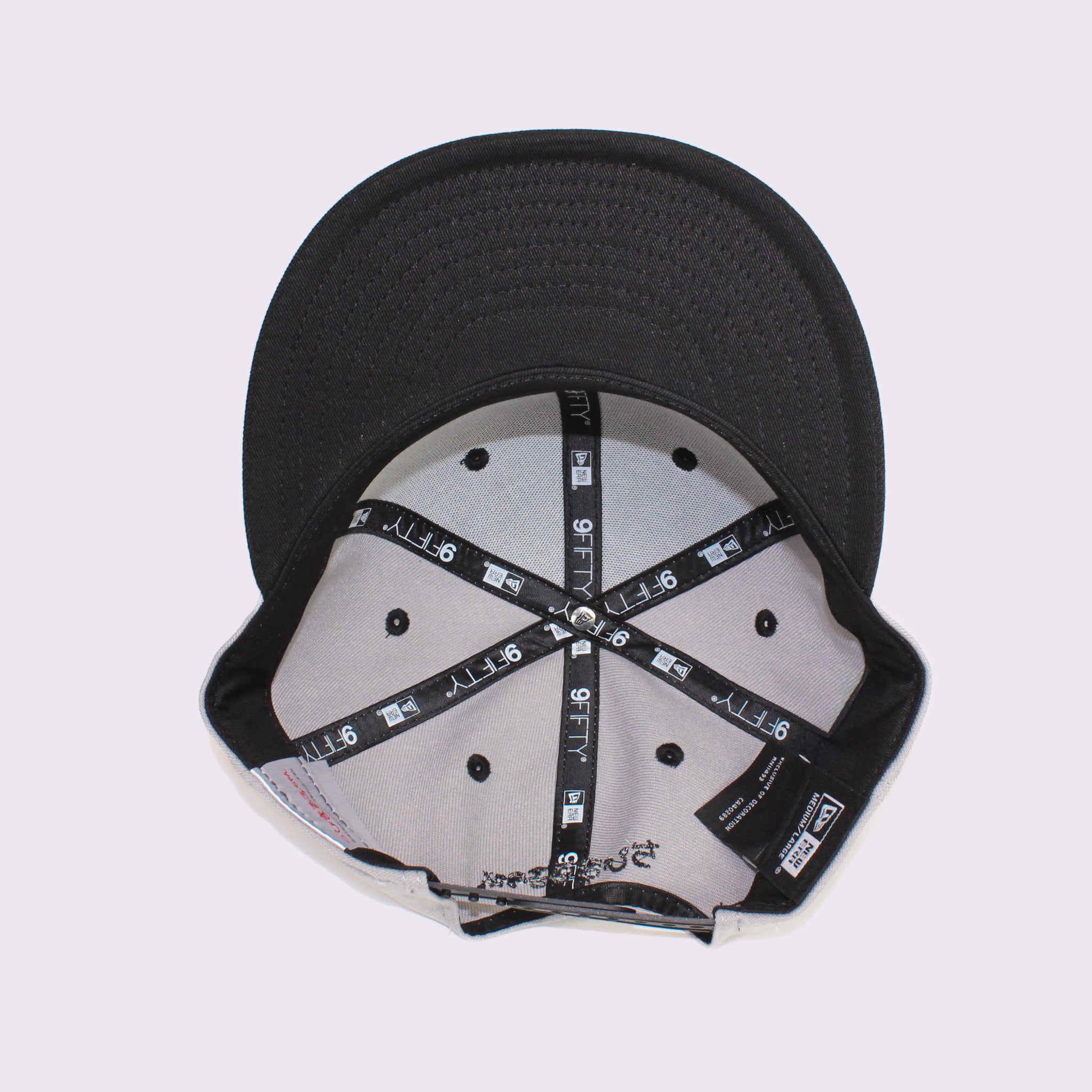 NEW ERA 9FIFTY ちびまる子ちゃん ボックスロゴ まる子 グレー ブラックバイザー　M/L