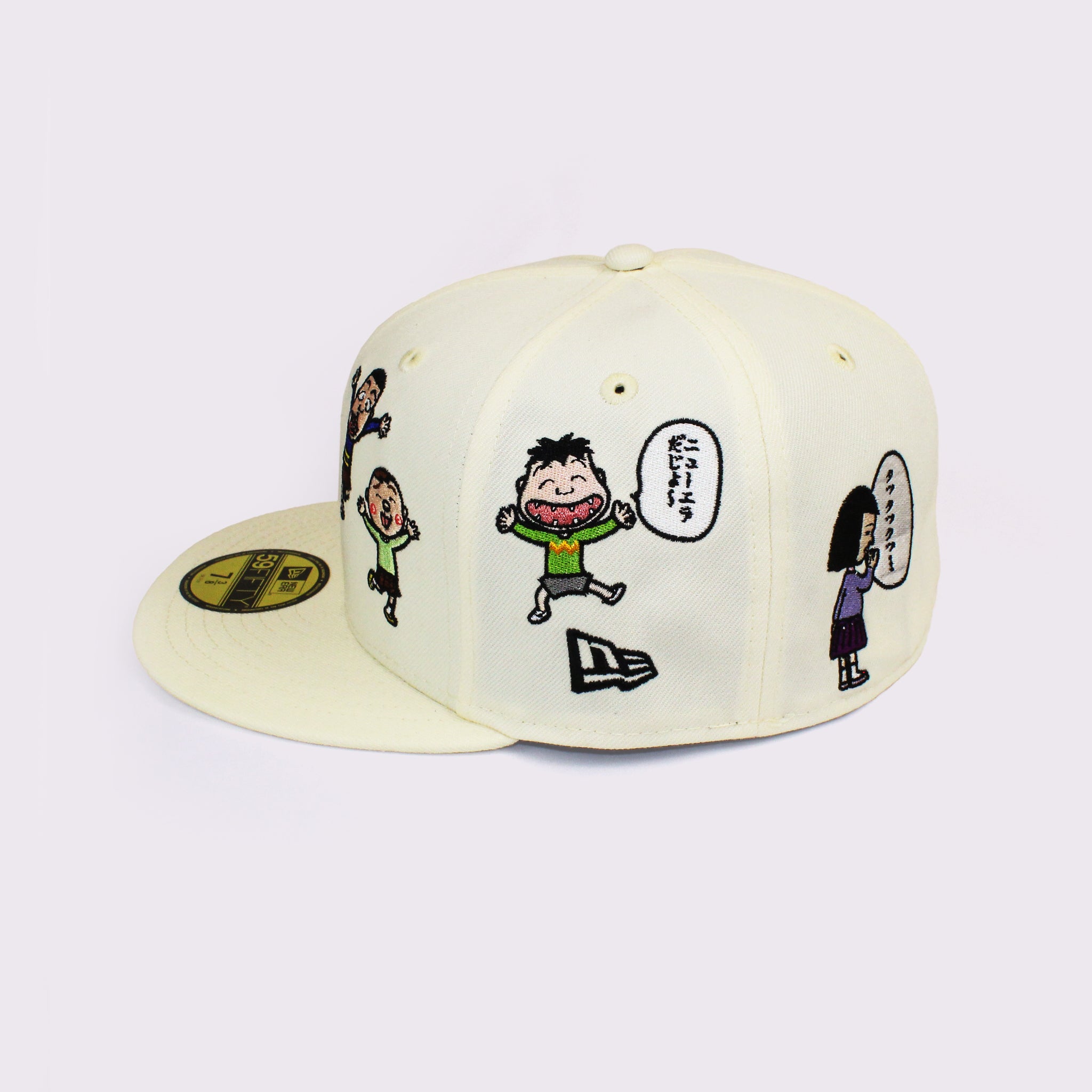 NEW ERA 59FIFTY ちびまる子ちゃん オールオーバー クローム