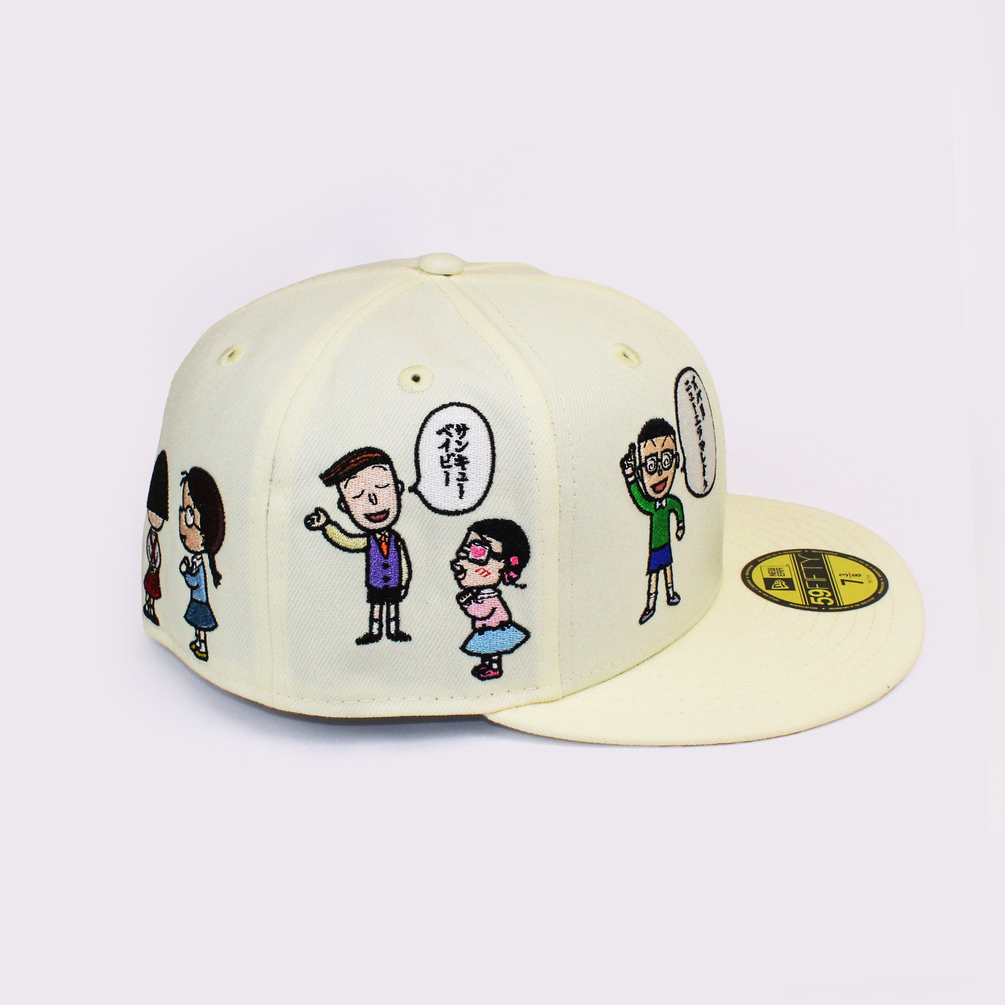 NEW ERA 59FIFTY ちびまる子ちゃん オールオーバー クローム