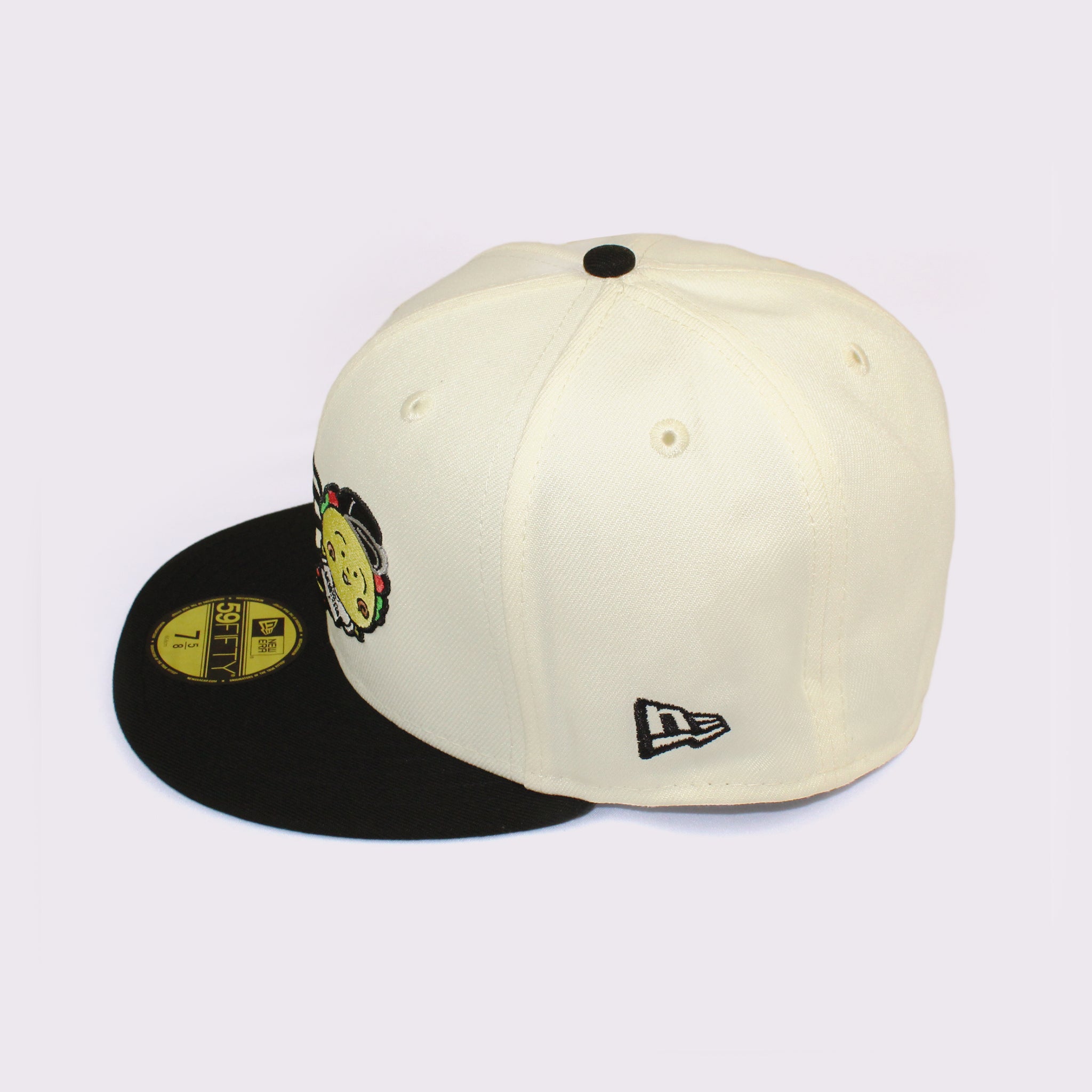 NEW ERA 59FIFTY コジコジ COJI-COJI フラッグロゴ クローム ブラックバイザー