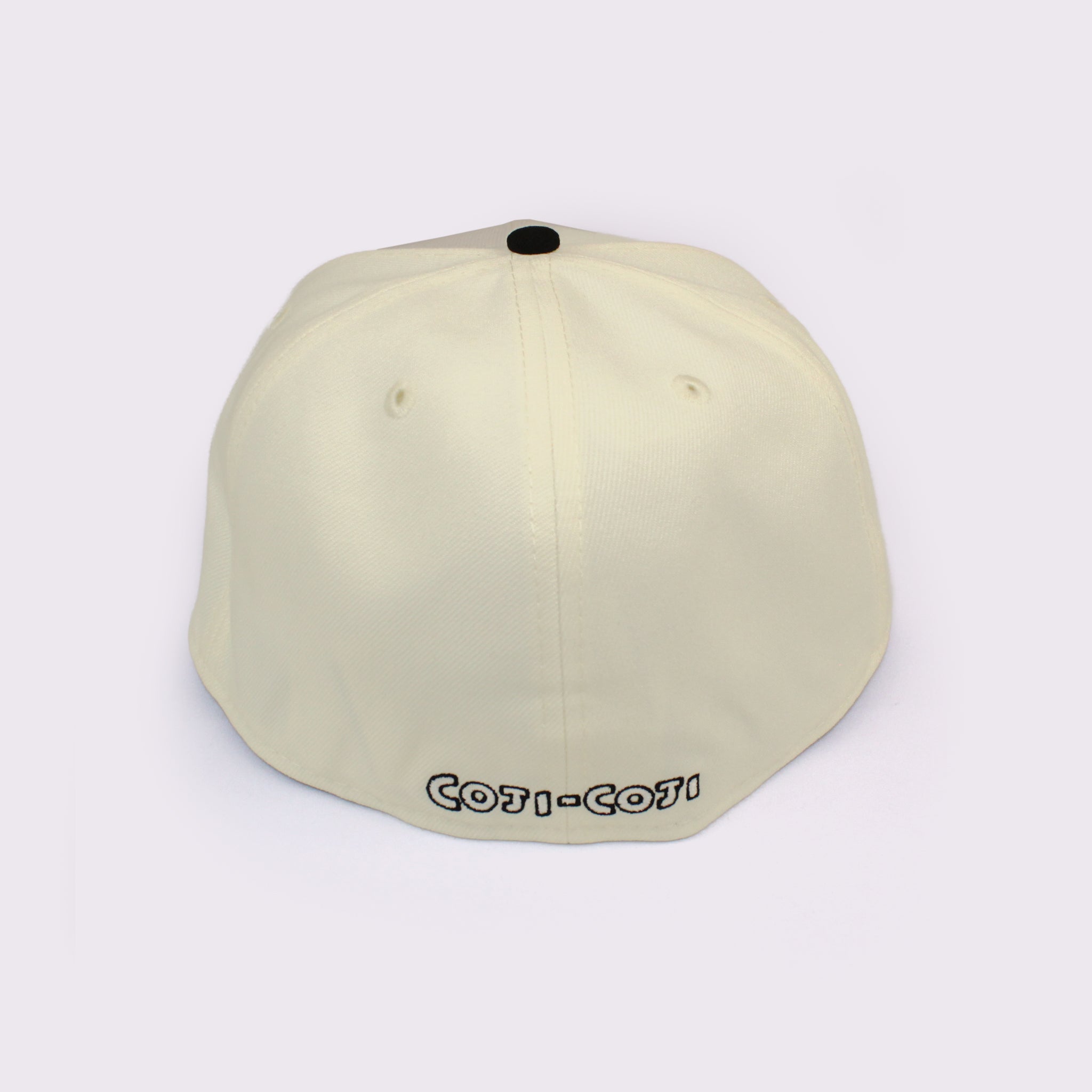 NEW ERA 59FIFTY コジコジ COJI-COJI フラッグロゴ クローム ブラックバイザー