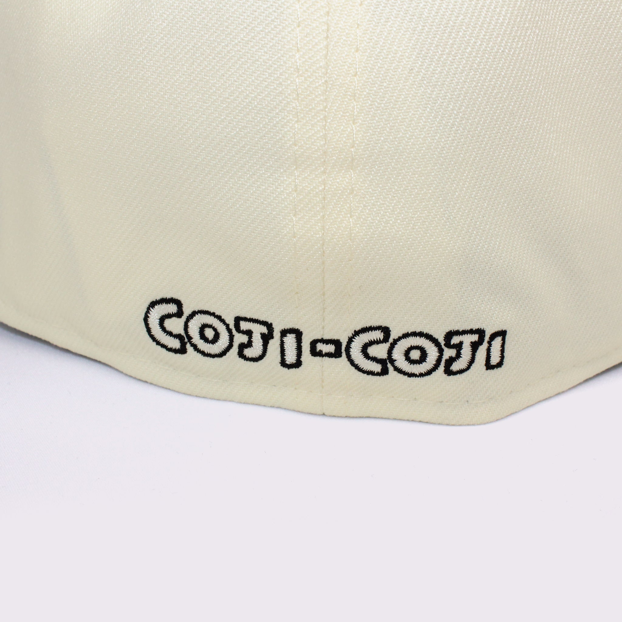 NEW ERA 59FIFTY コジコジ COJI-COJI フラッグロゴ クローム ブラックバイザー