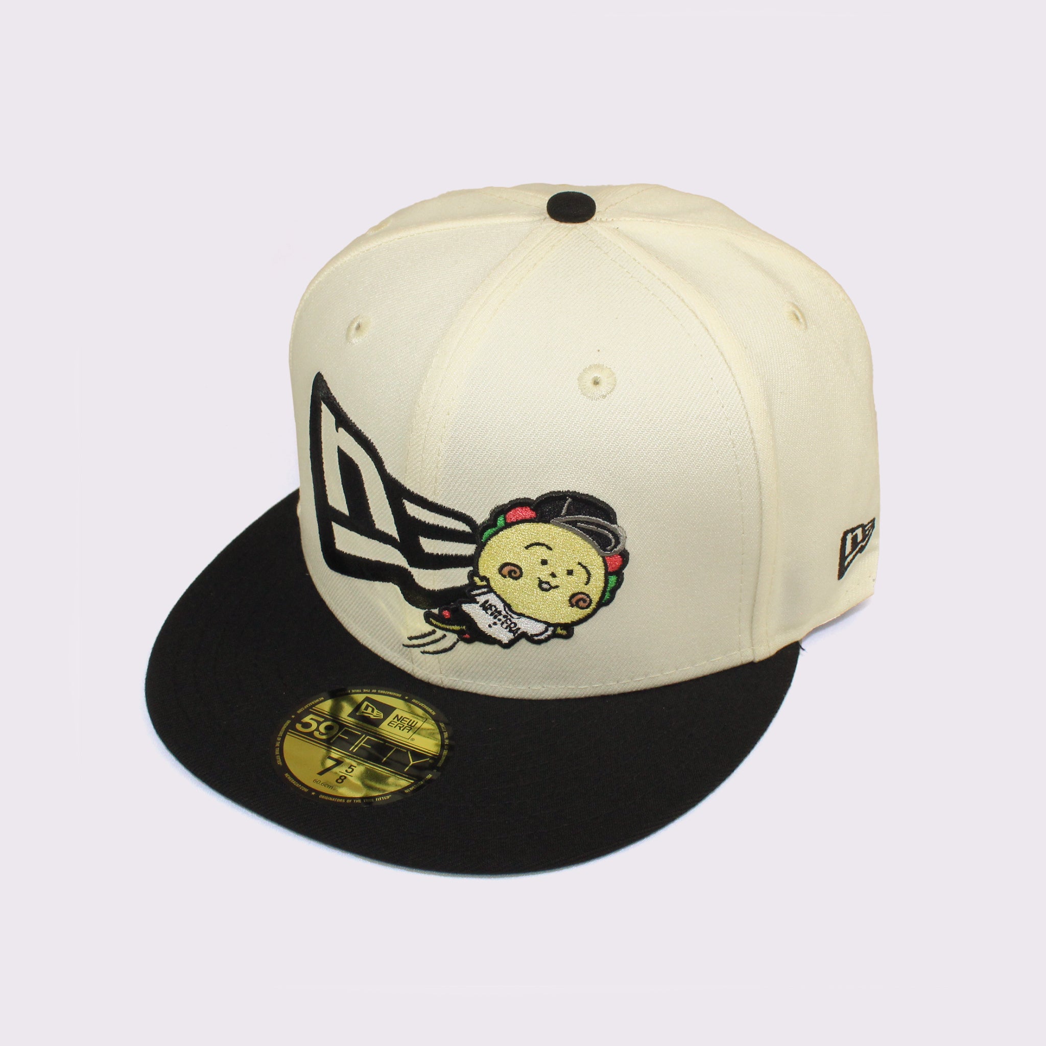 NEW ERA 59FIFTY コジコジ COJI-COJI フラッグロゴ クローム ブラックバイザー