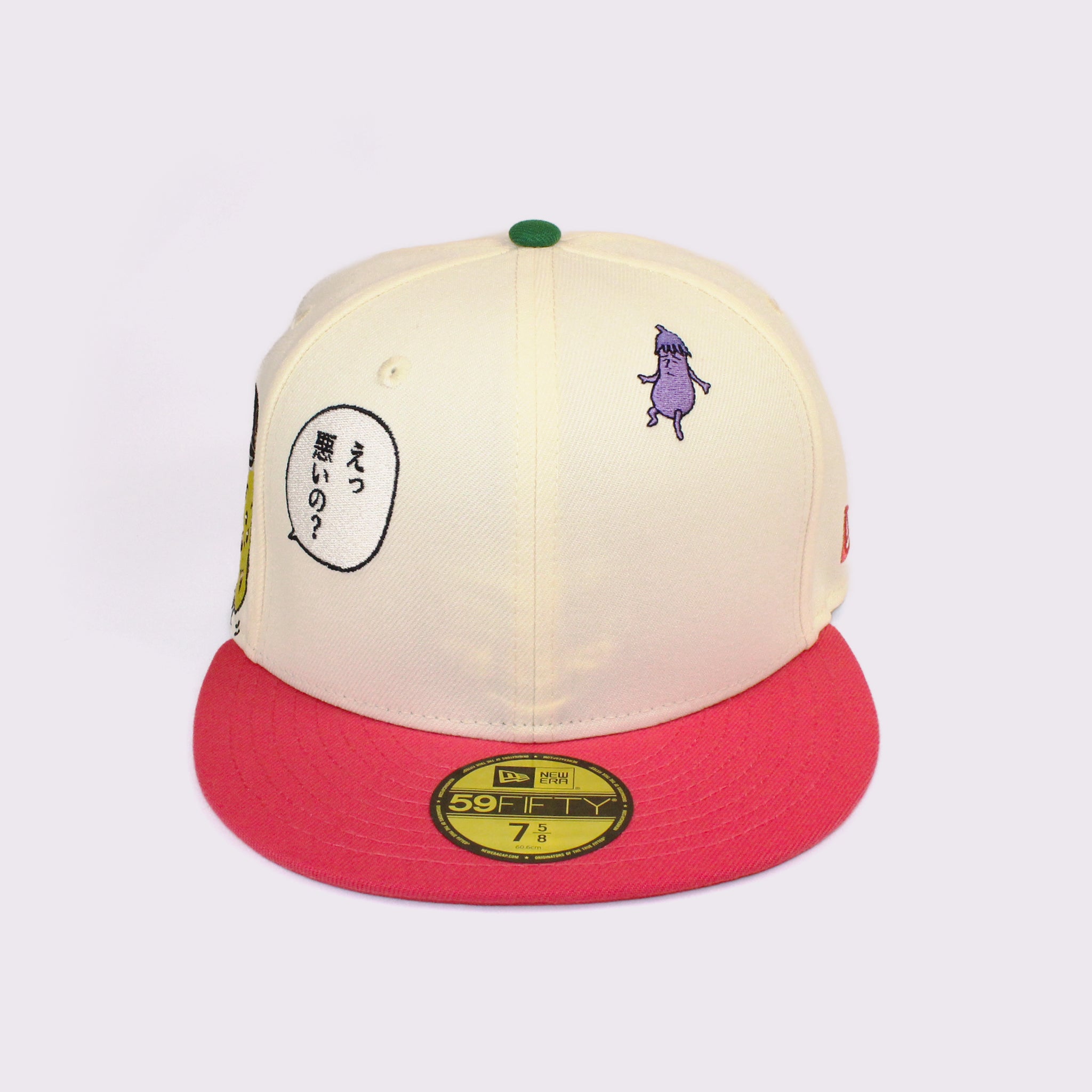 NEW ERA 59FIFTY コジコジ COJI-COJI クローム ピンクバイザー  7 5/8