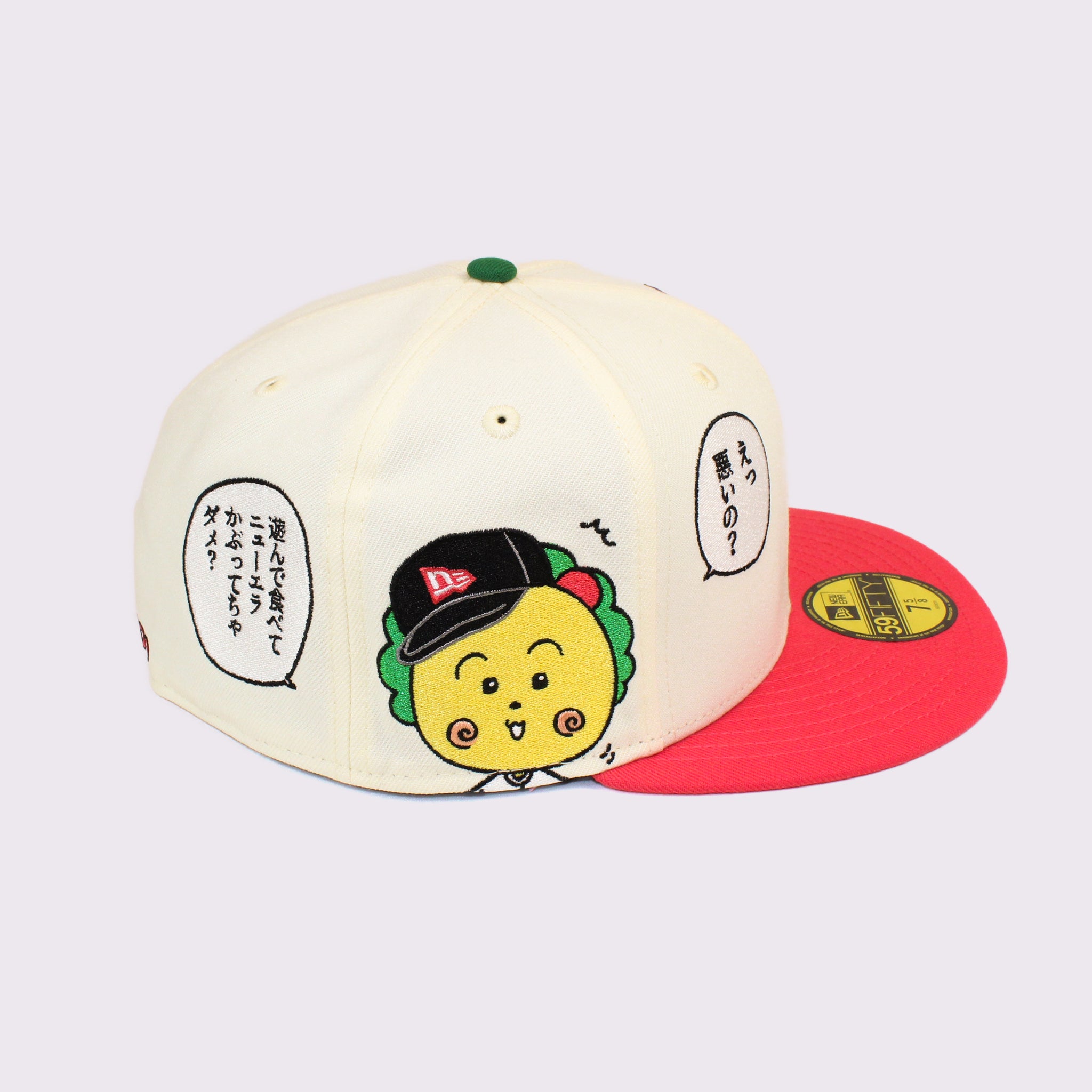 NEW ERA 59FIFTY コジコジ COJI-COJI クローム ピンクバイザー  7 5/8
