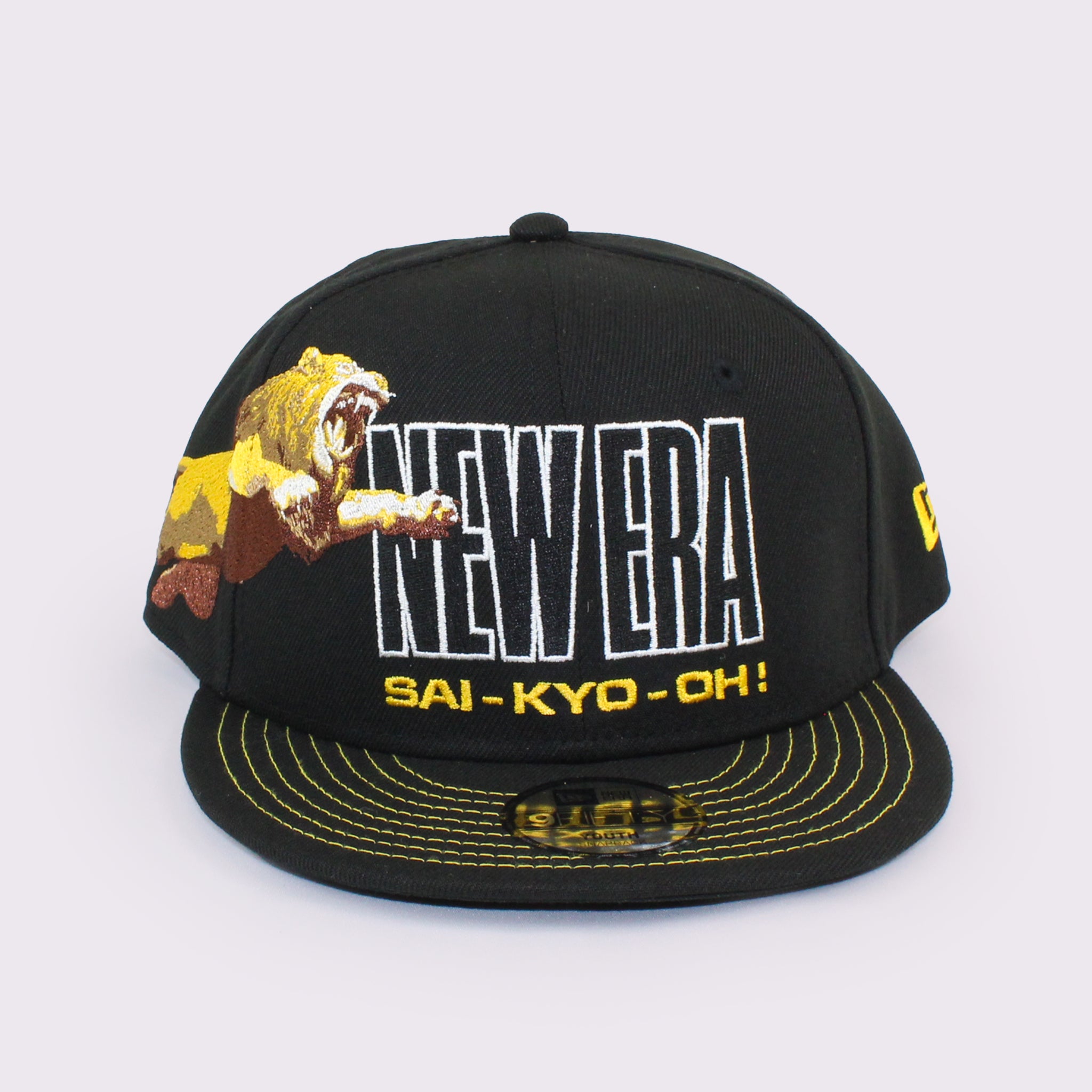 NEW ERA キッズ Youth 9FIFTY 最強王図鑑 ライオン ブラック