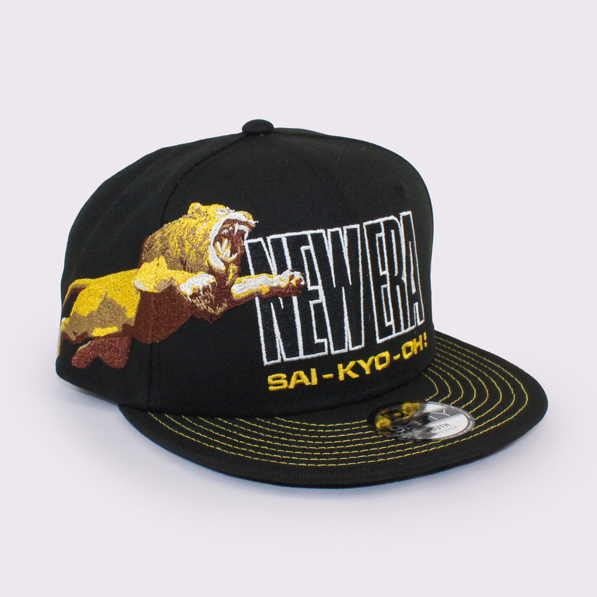 NEW ERA キッズ Youth 9FIFTY 最強王図鑑 ライオン ブラック