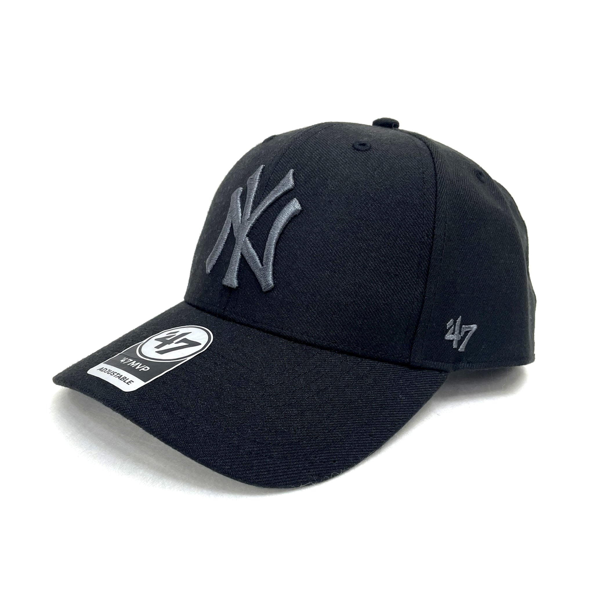 YANKEES '47 MVP BLACK×CHARCOAL LOGO/ヤンキース フォーティーセブン エムブイピー ブラック×チャコールロゴ