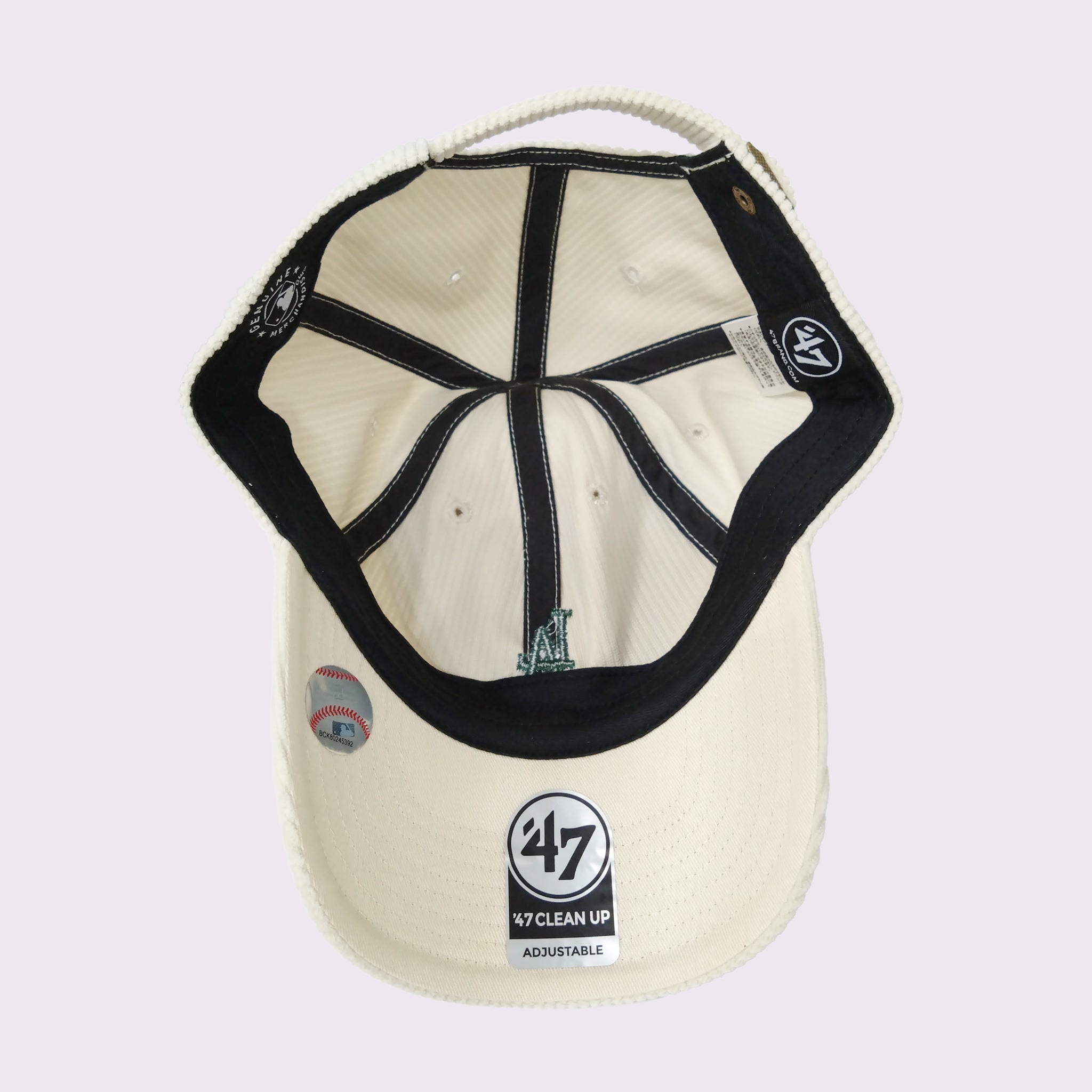 '47 クリーンナップ ロサンゼルス・ドジャース Corduroy コーデュロイ ナチュラル ベースランナー